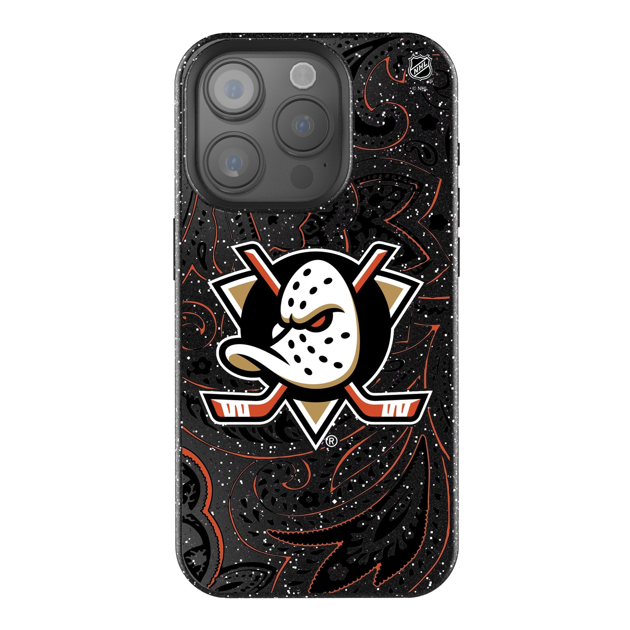 Anaheim Ducks Paisley Bling Phone Case
