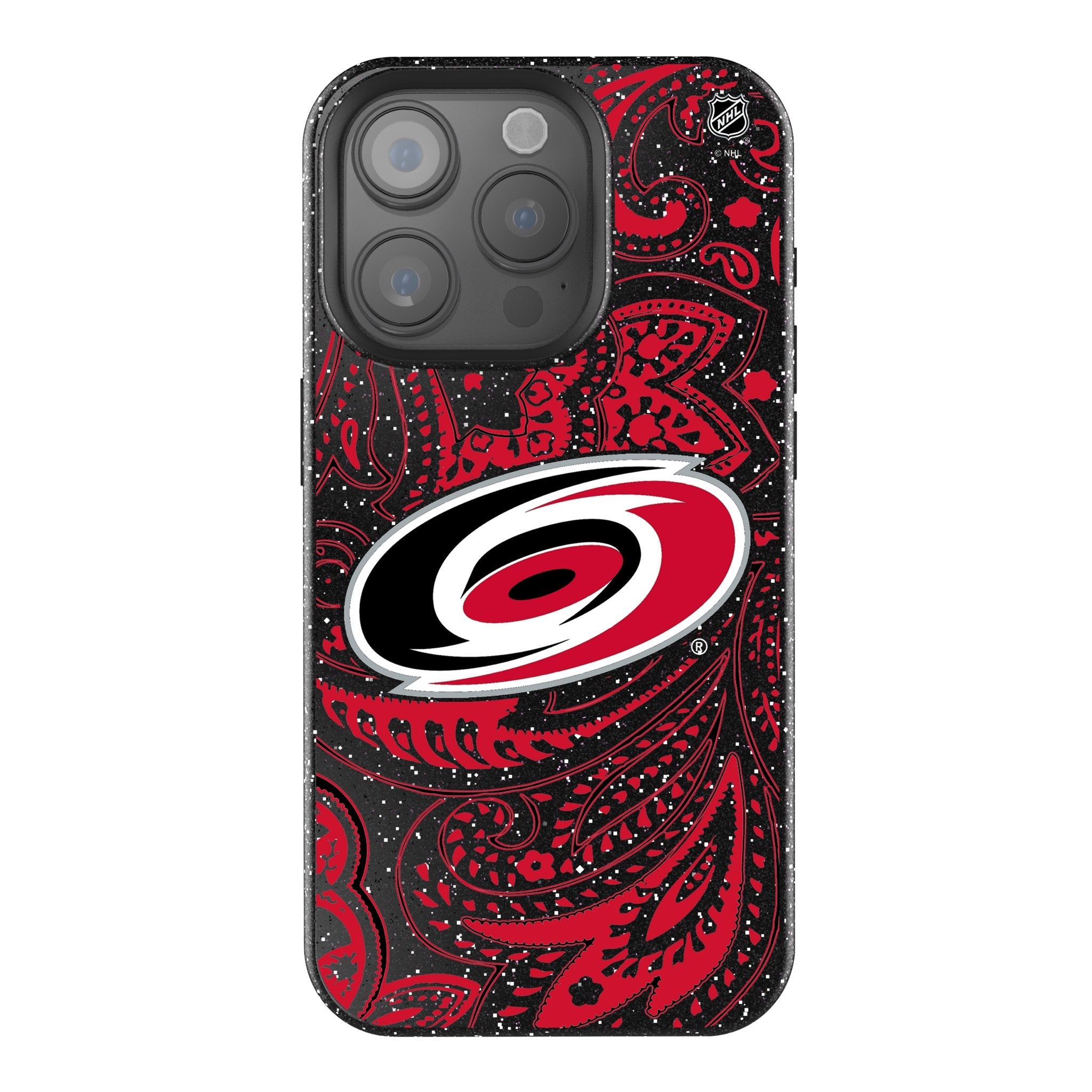 Carolina Hurricanes Paisley Bling Phone Case