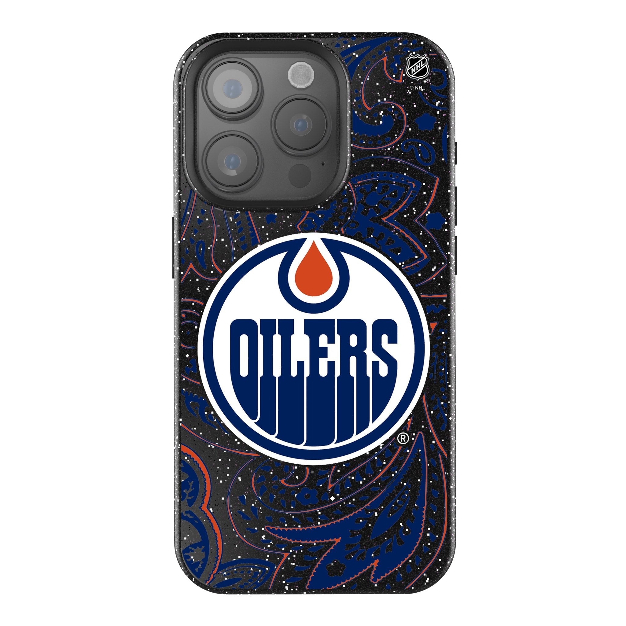 Edmonton Oilers Paisley Bling Phone Case
