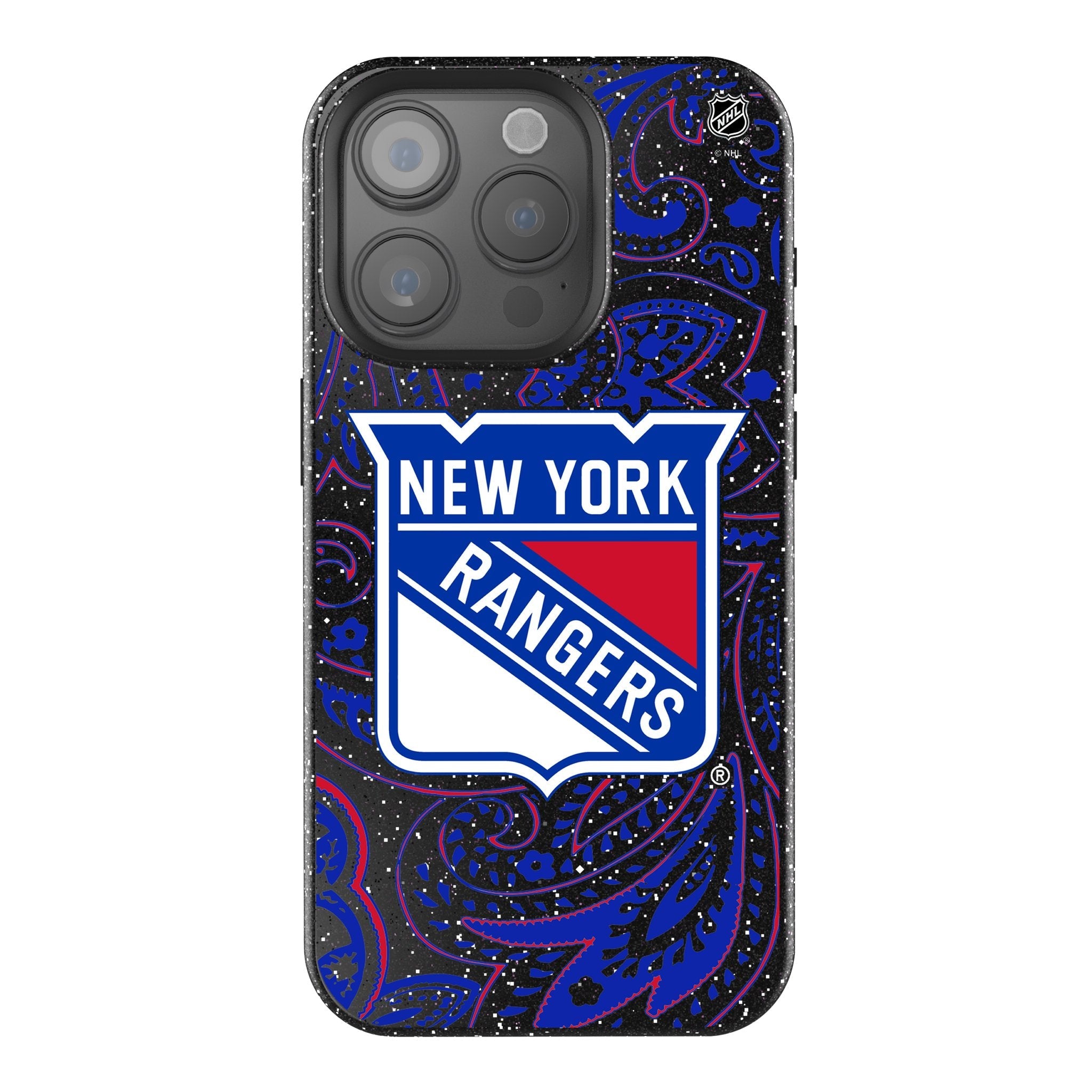 New York Rangers Paisley Bling Phone Case