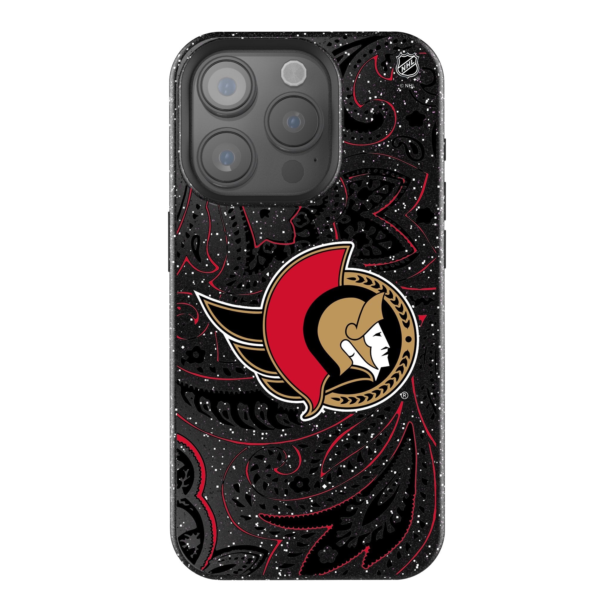 Ottawa Senators Paisley Bling Phone Case