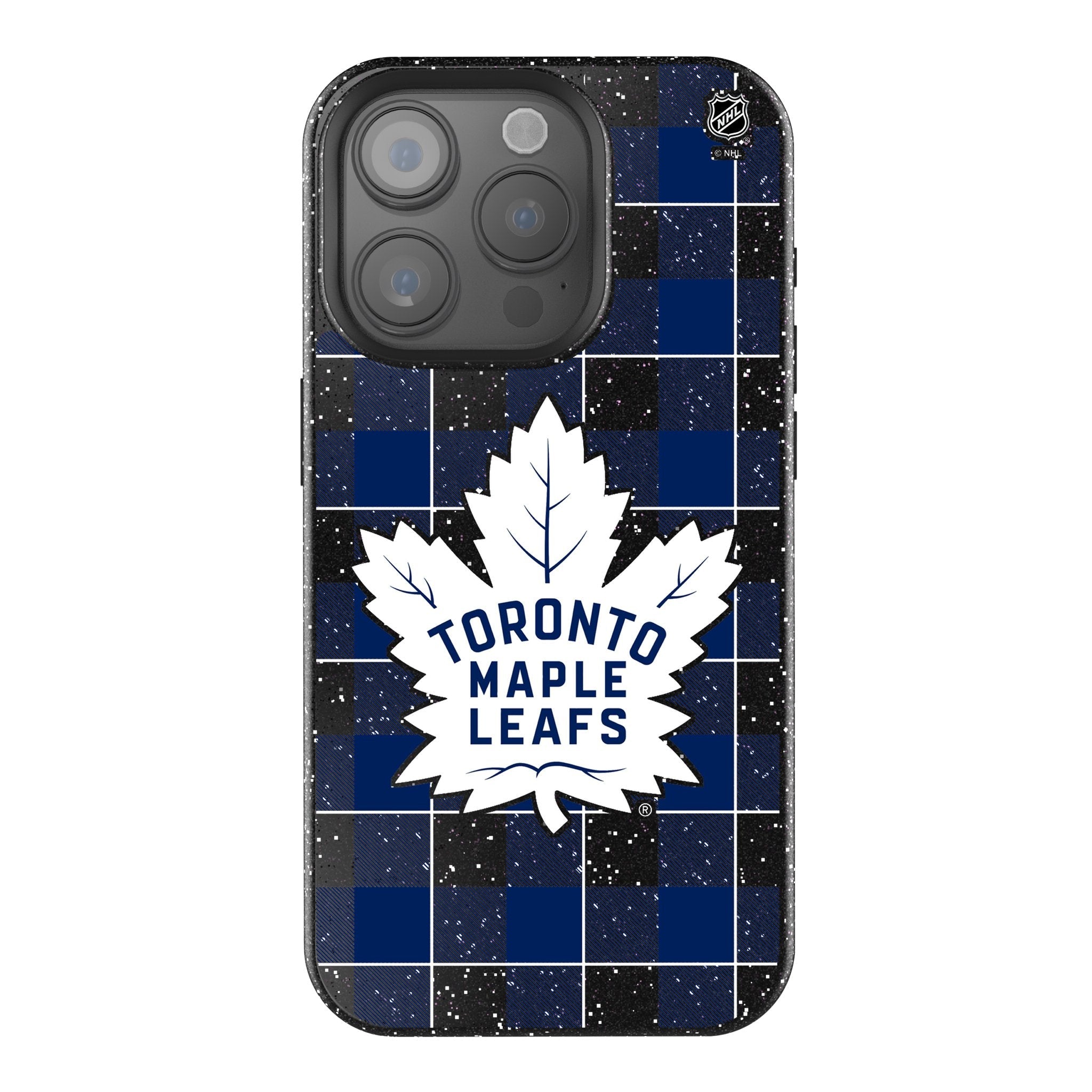 Toronto Maple Leafs Plaid Bling Phone Case