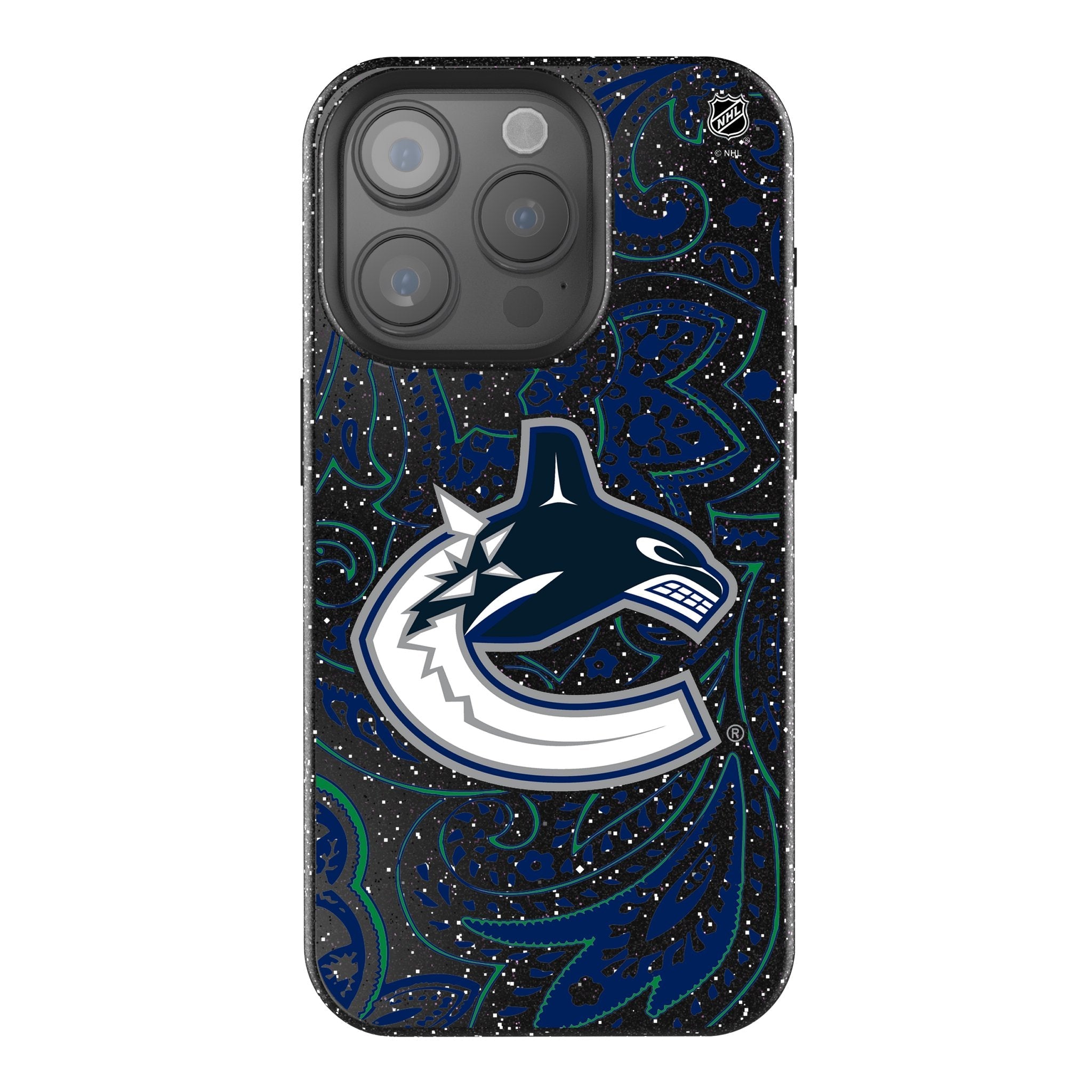 Vancouver Canucks Paisley Bling Phone Case