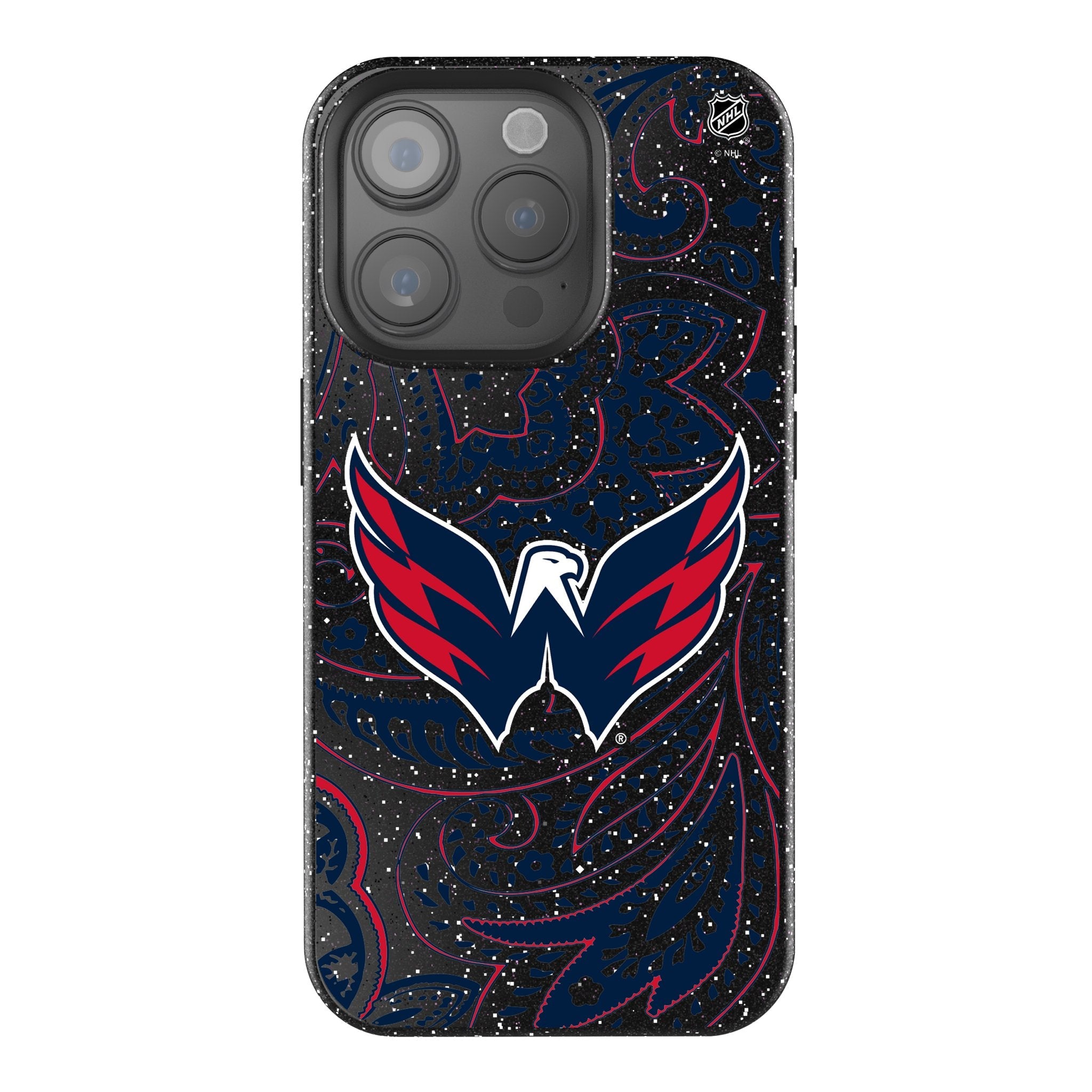 Washington Capitals Paisley Bling Phone Case
