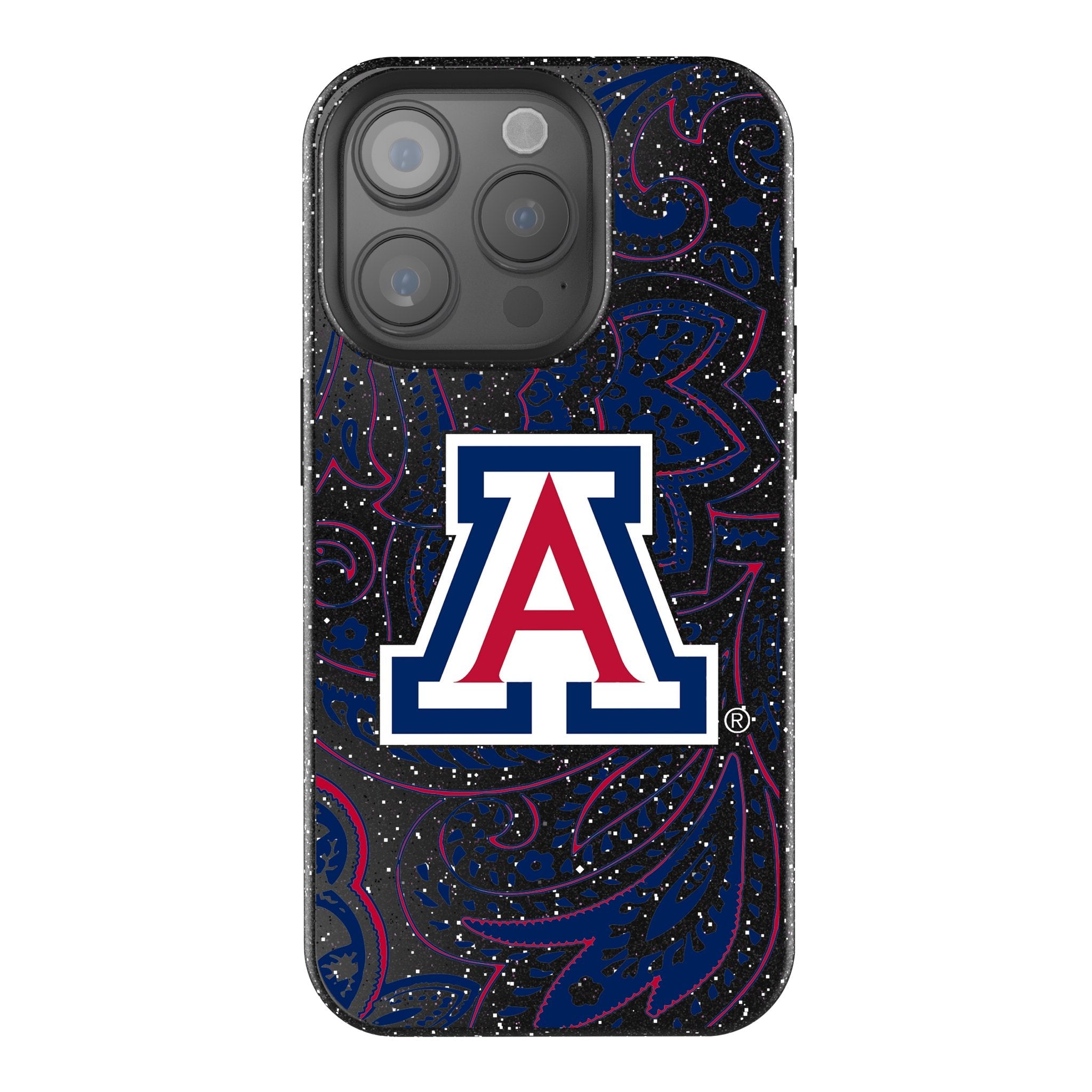University of Arizona Wildcats Paisley Bling Phone Case