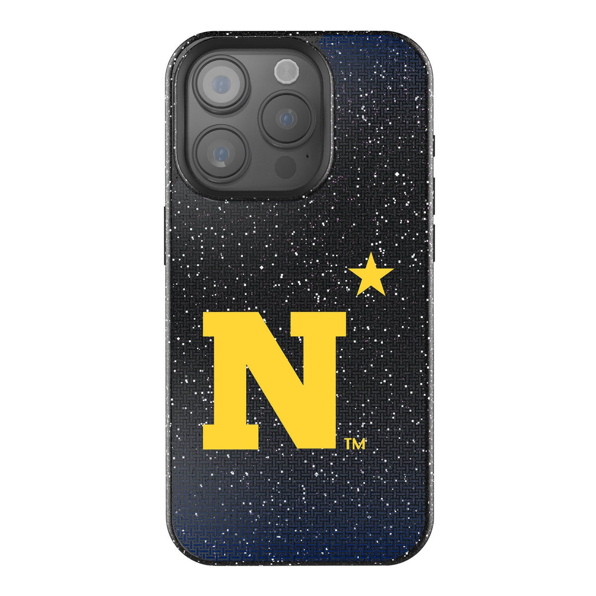 United State Naval Academy Midshipmen Linen Bling Phone Case for Apple iPhone