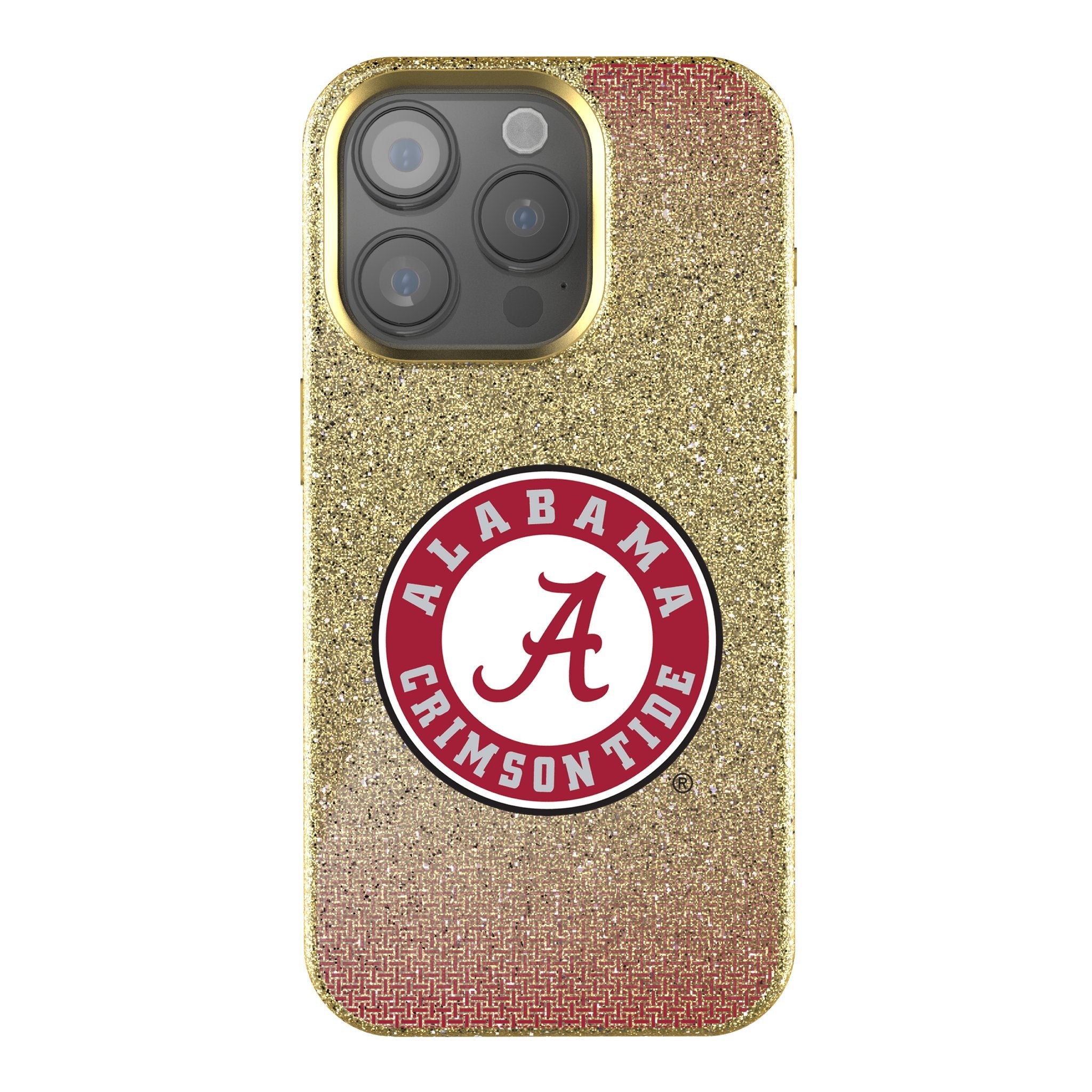 University of Alabama Crimson Tide Linen Bling Phone Case for Apple iPhone 1