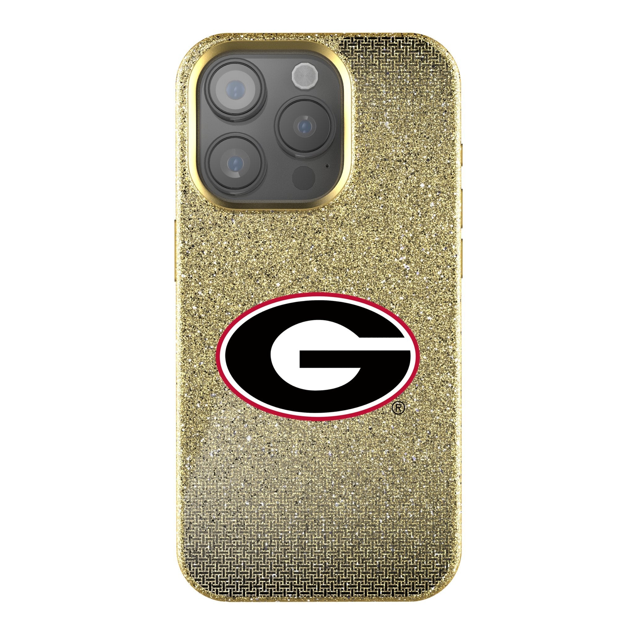 University of Georgia Bulldogs Linen Bling Phone Case for Apple iPhone 1