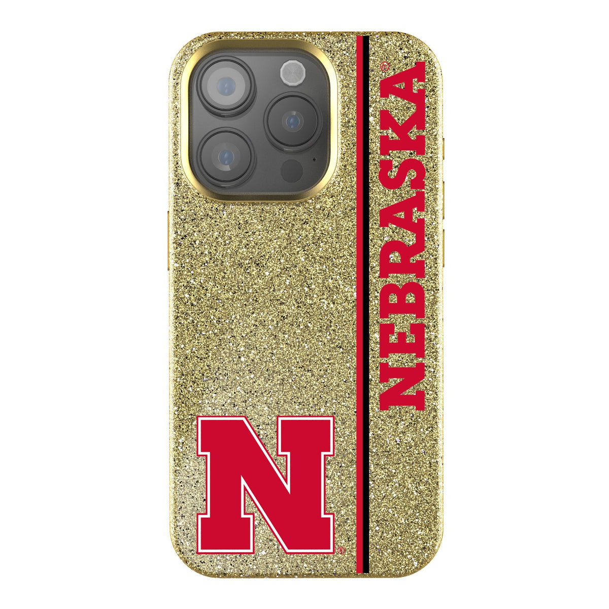University of Nebraska Huskers Block N Sidebar Bling Phone Case 1