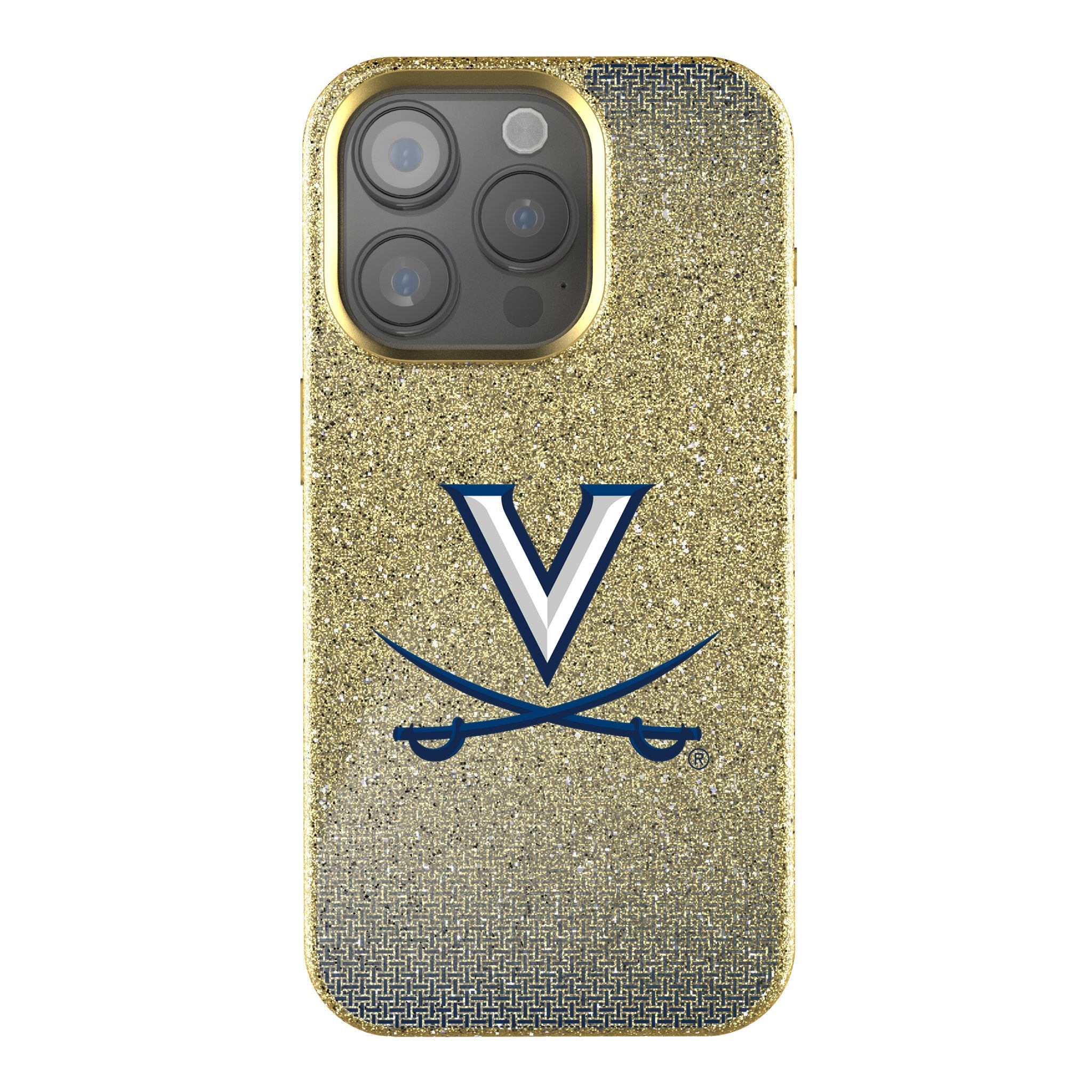 University of Virginia Cavaliers Linen Bling Phone Case for Apple iPhone 1