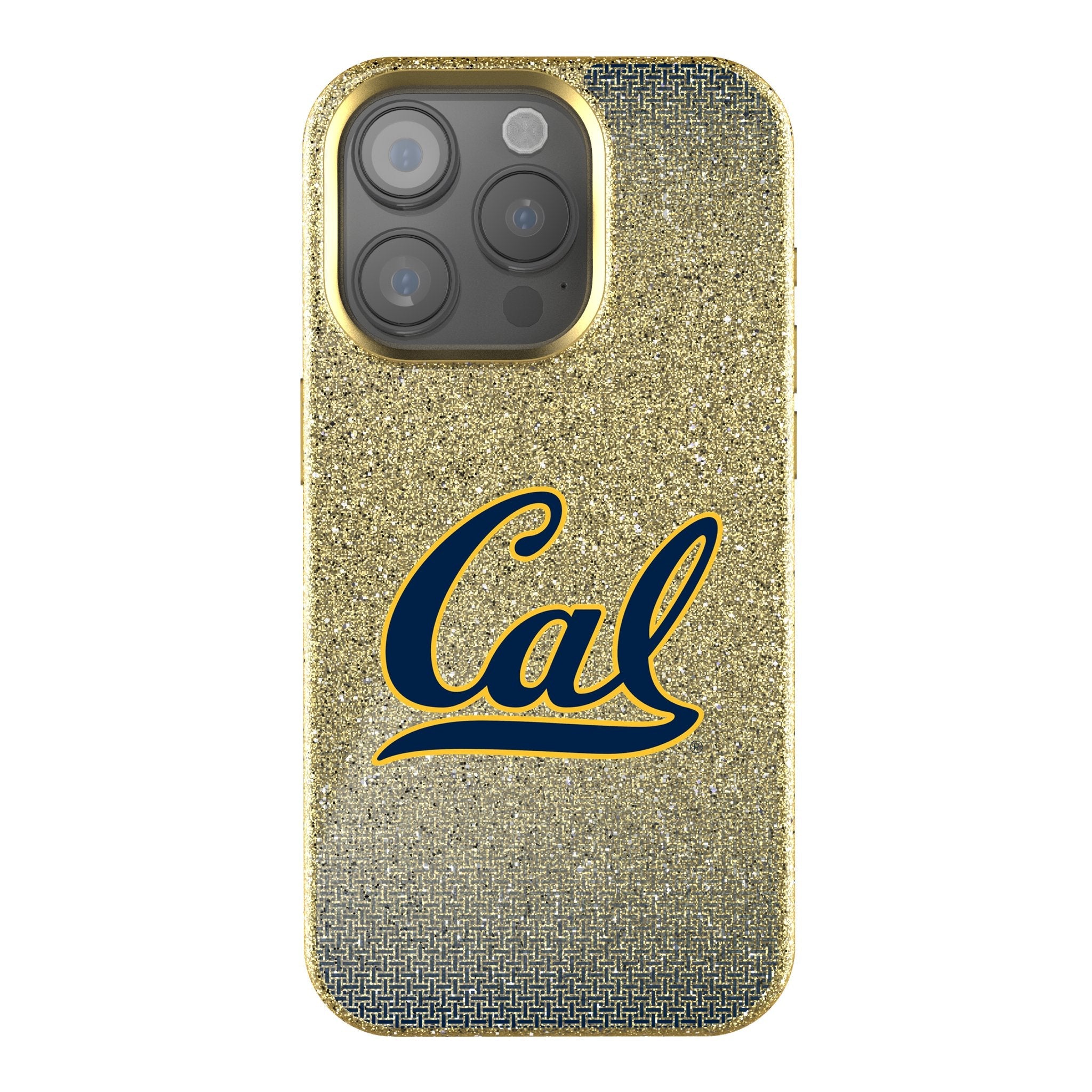 University of California Berkeley Golden Bears Linen Bling Phone Case for Apple iPhone