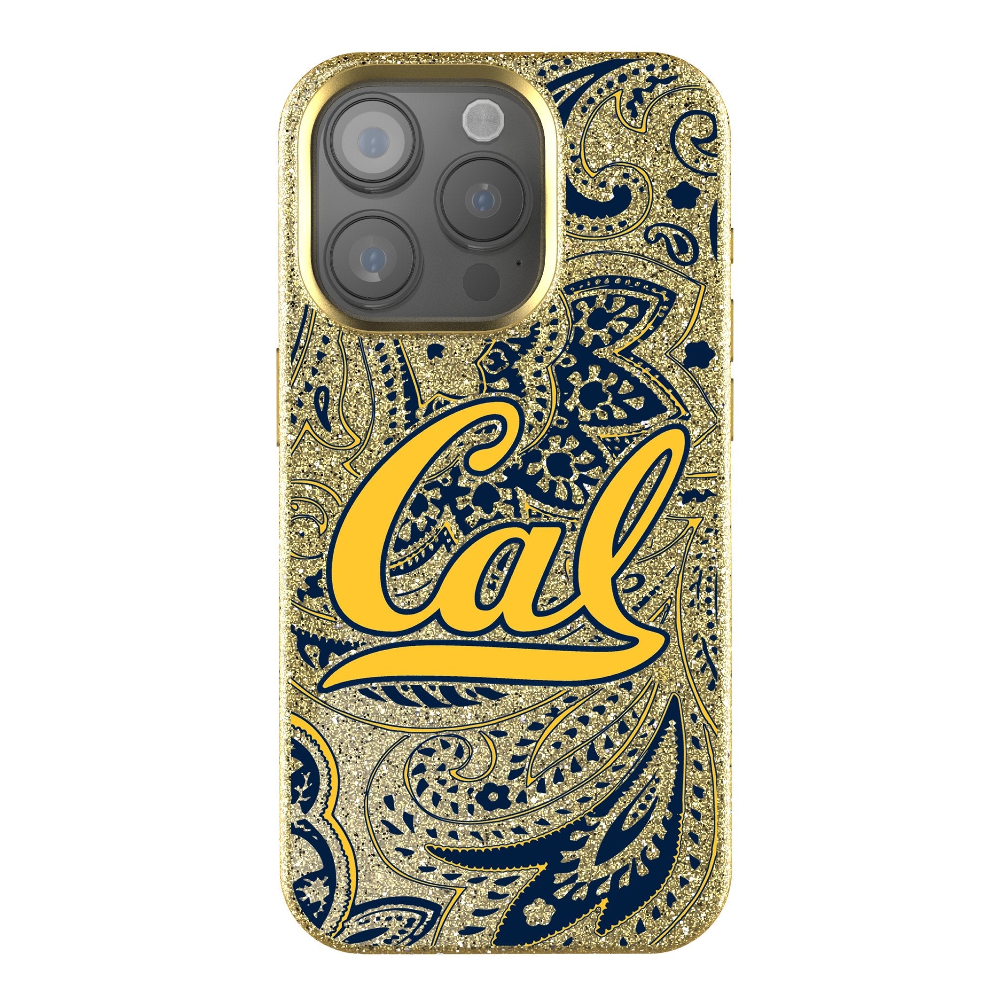 University of California Berkeley Golden Bears Paisley Bling Phone Case 1
