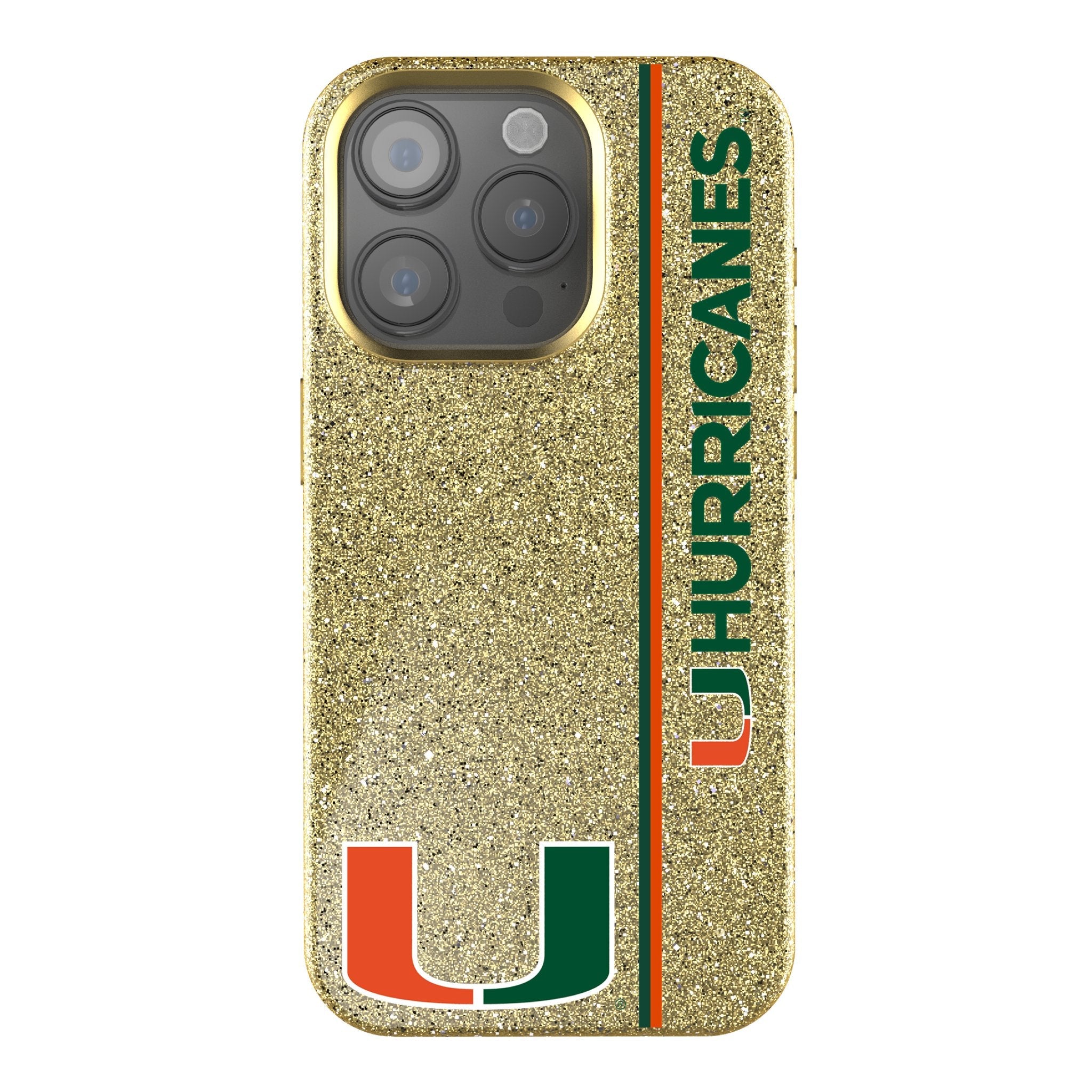 University of Miami Hurricanes Sidebar Bling Phone Case 1
