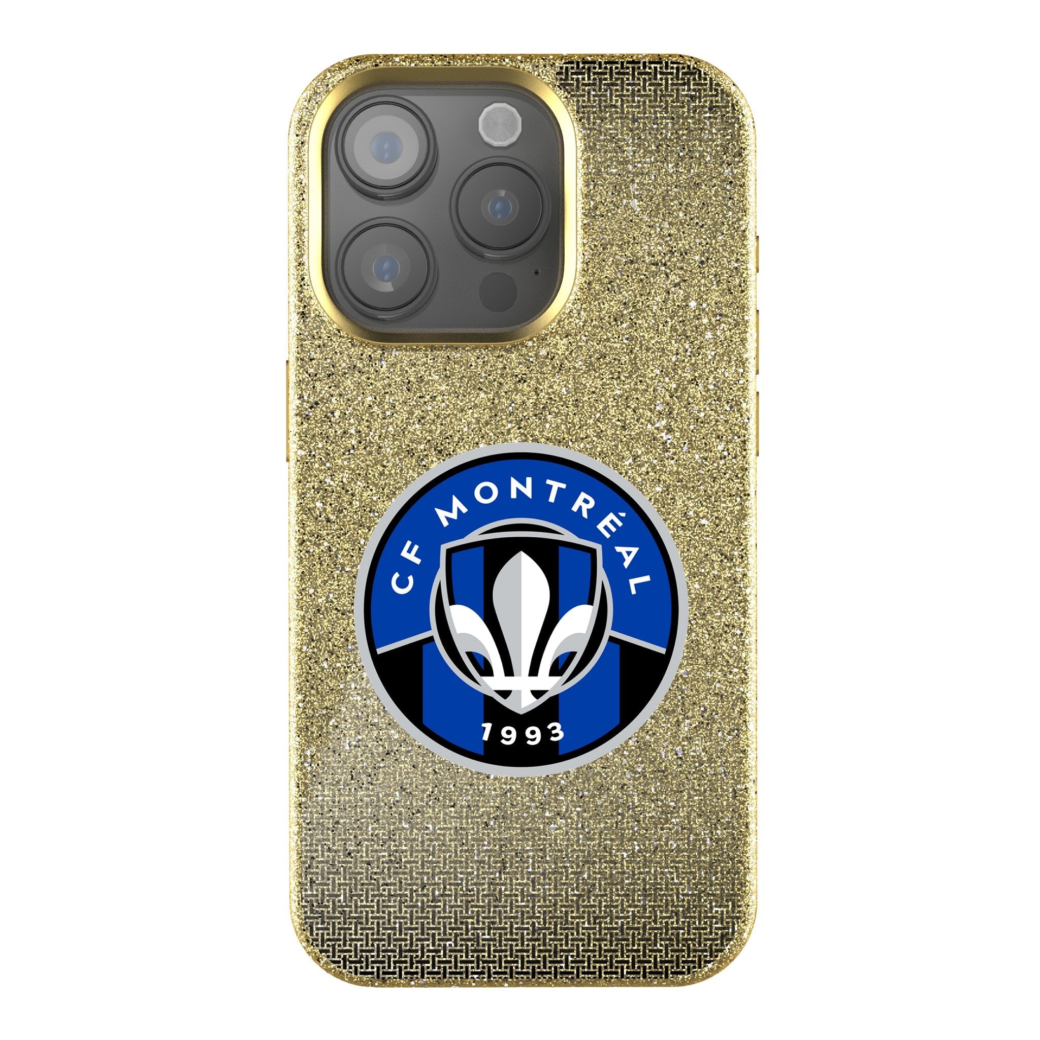 CF Montreal Linen Bling Phone Case for Apple iPhone