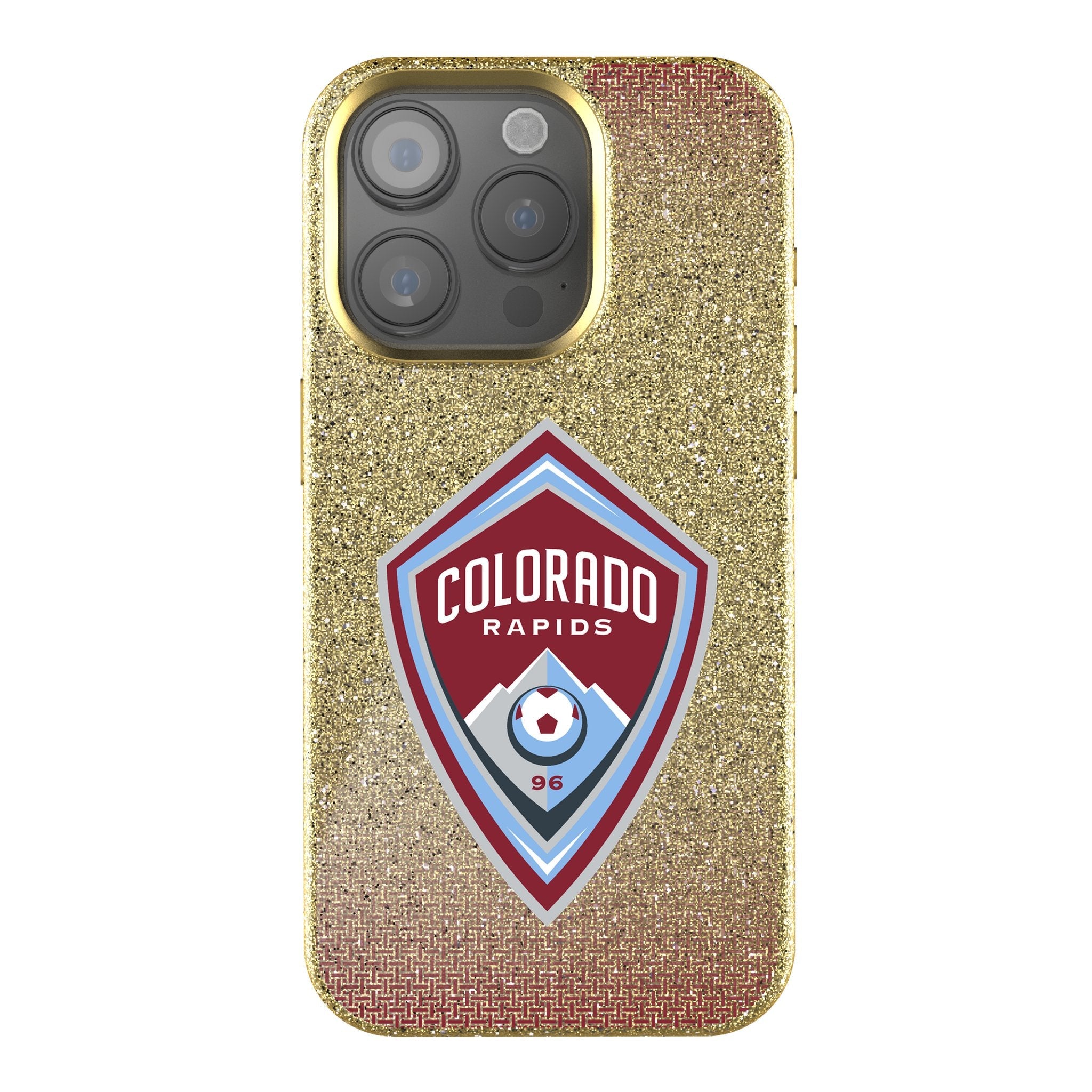 Colorado Rapids Linen Bling Phone Case for Apple iPhone