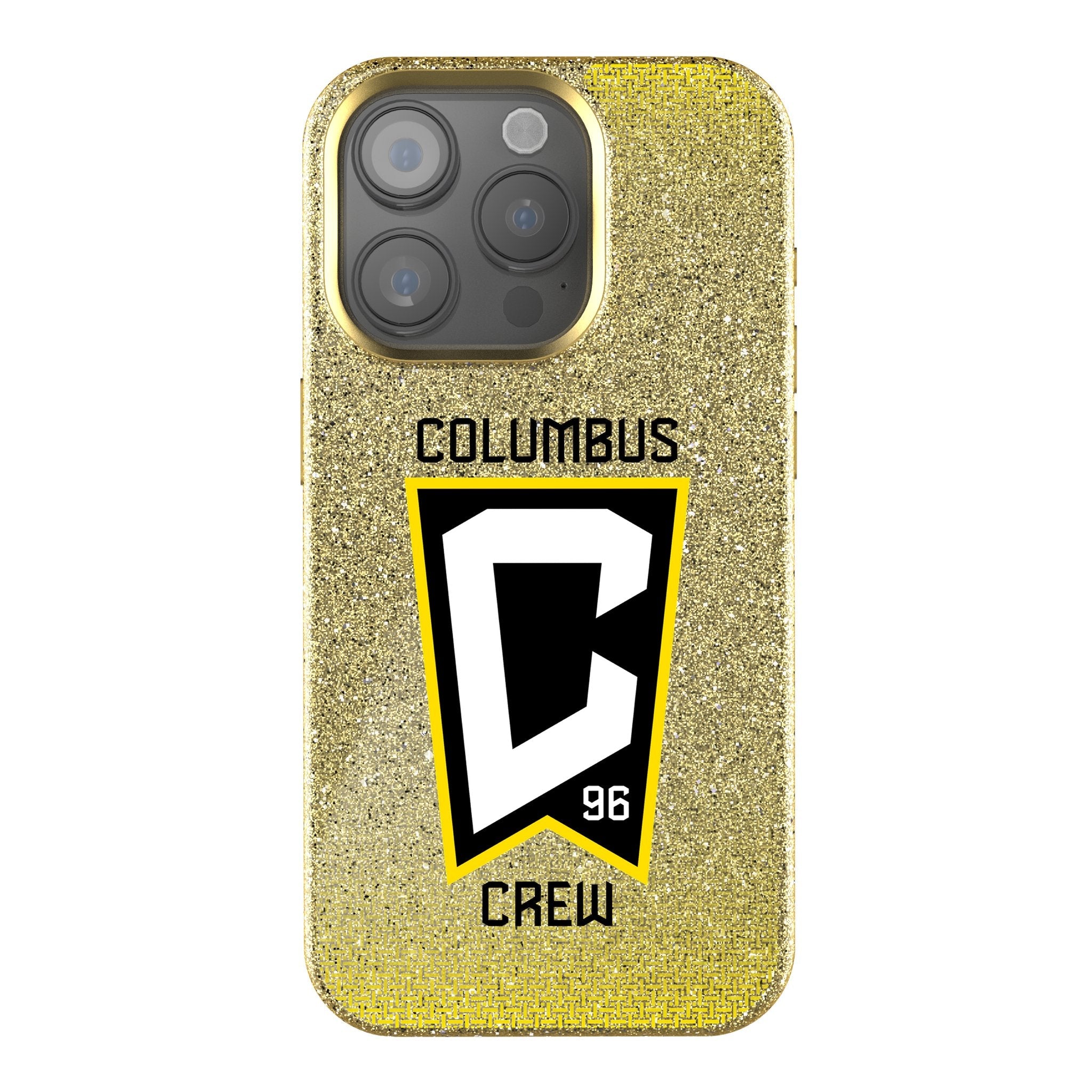 Columbus Crew Linen Bling Phone Case for Apple iPhone