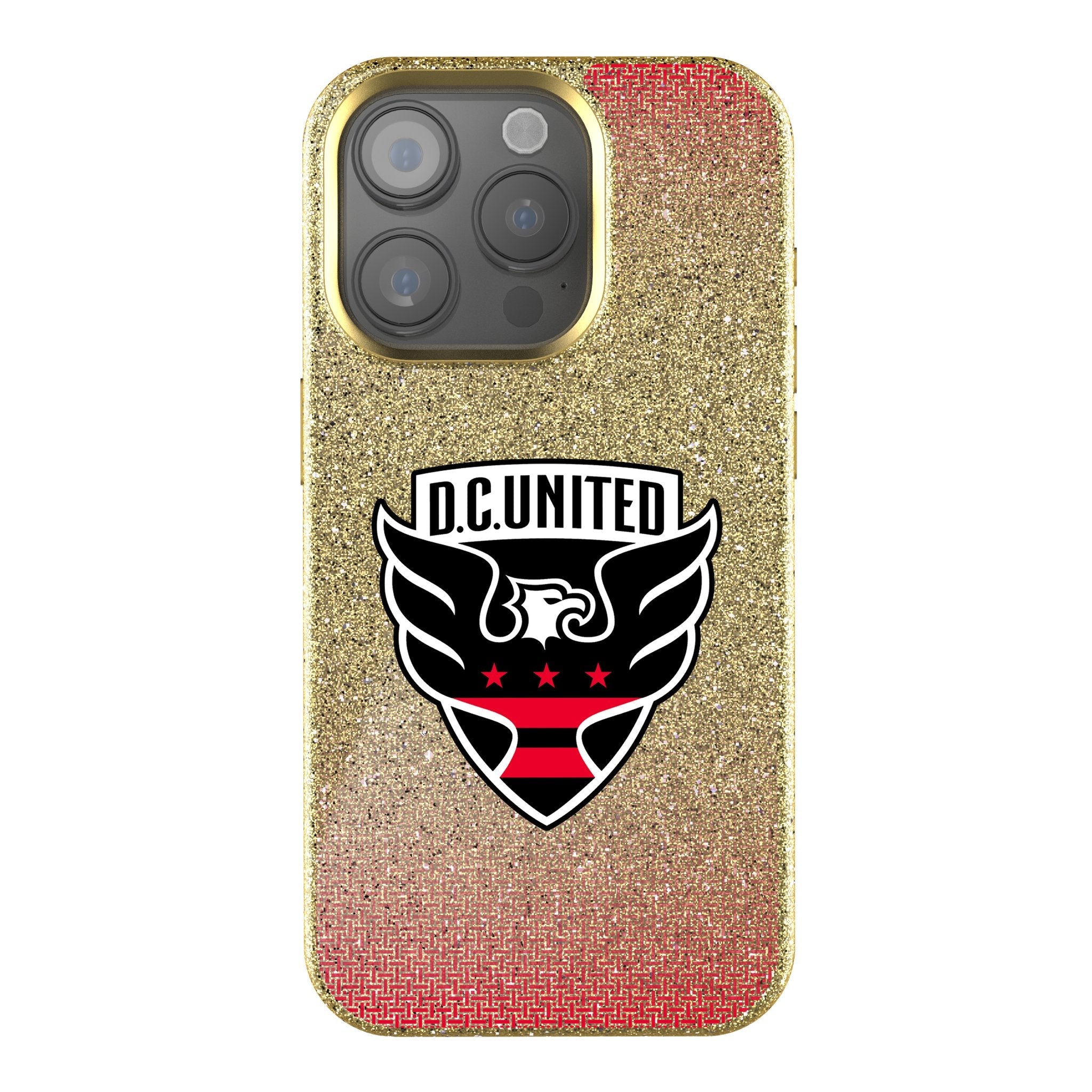DC United Linen Bling Phone Case for Apple iPhone 1