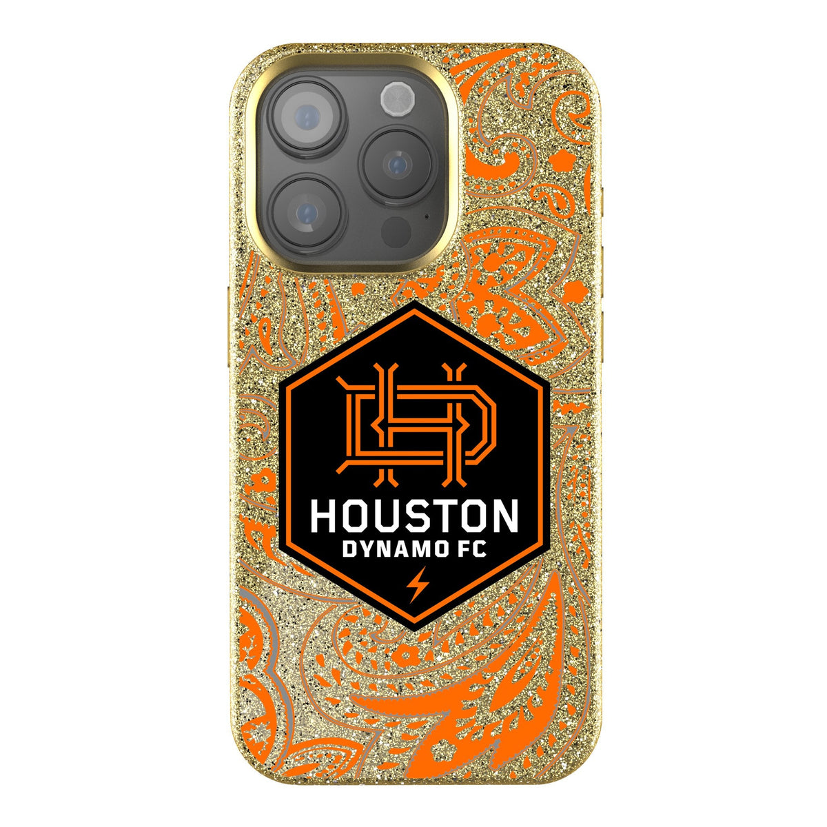 Houston Dynamo  Paisley Bling Phone Case 1