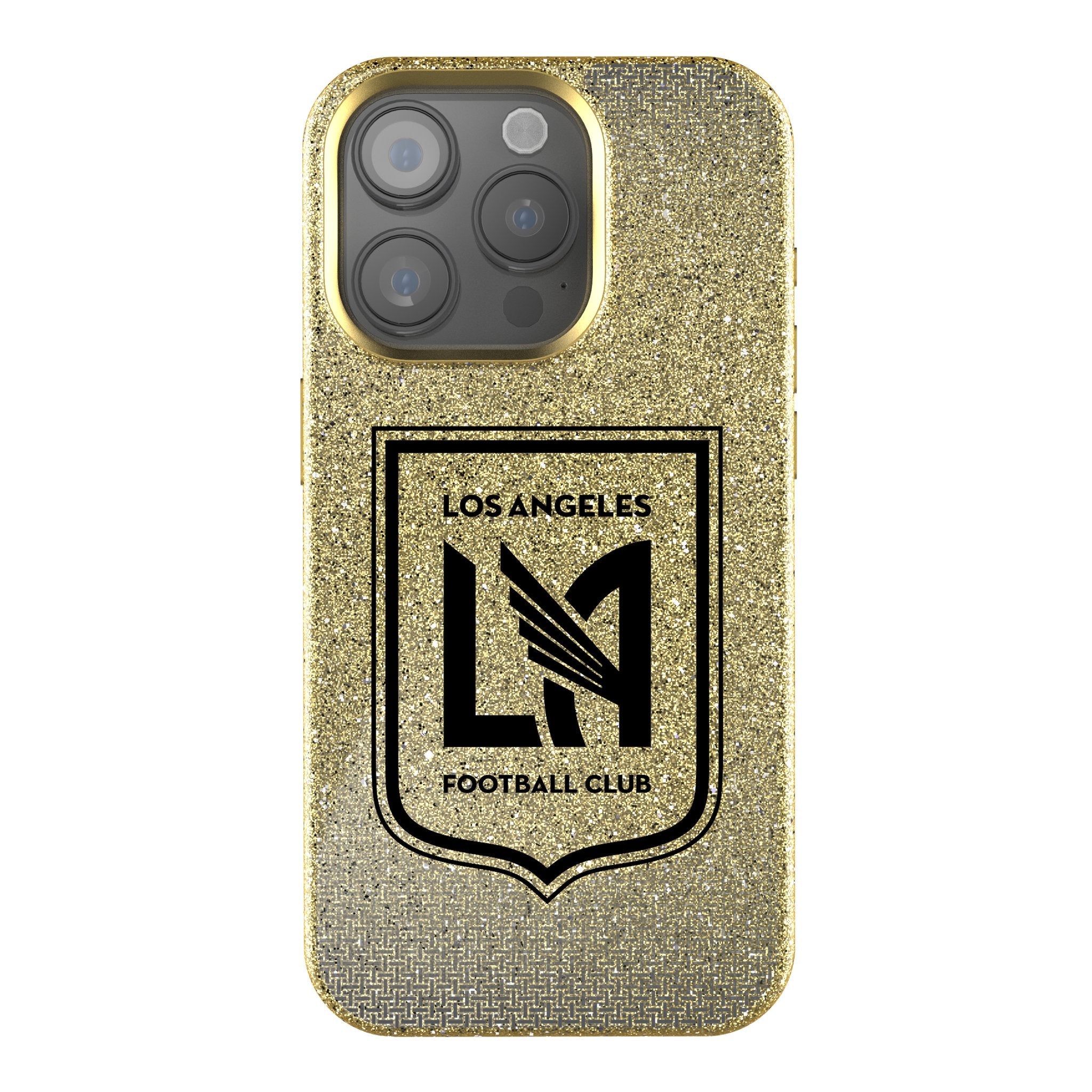 Los Angeles Football Club Linen Bling Phone Case for Apple iPhone