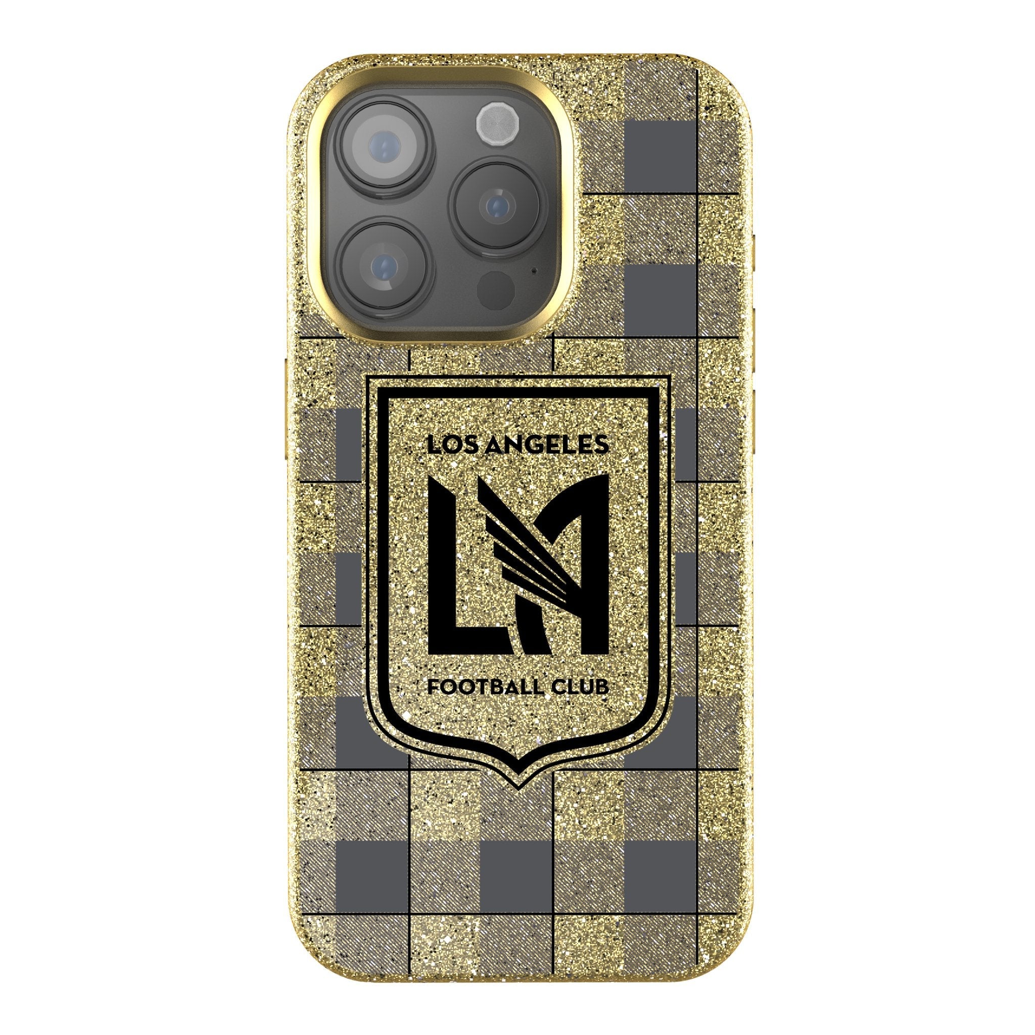 Los Angeles Football Club   Plaid Bling Phone Case