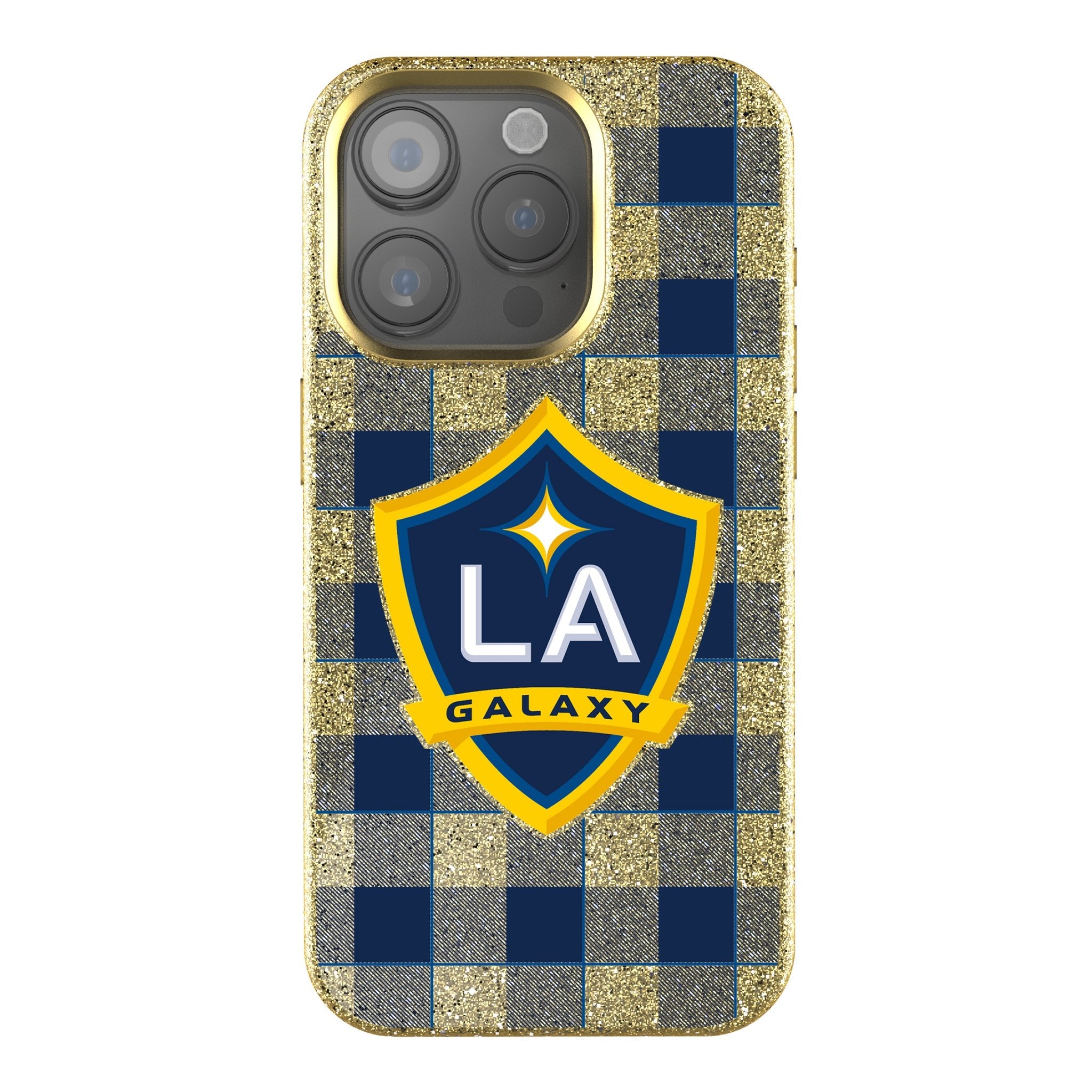 LA Galaxy  Plaid Bling Phone Case