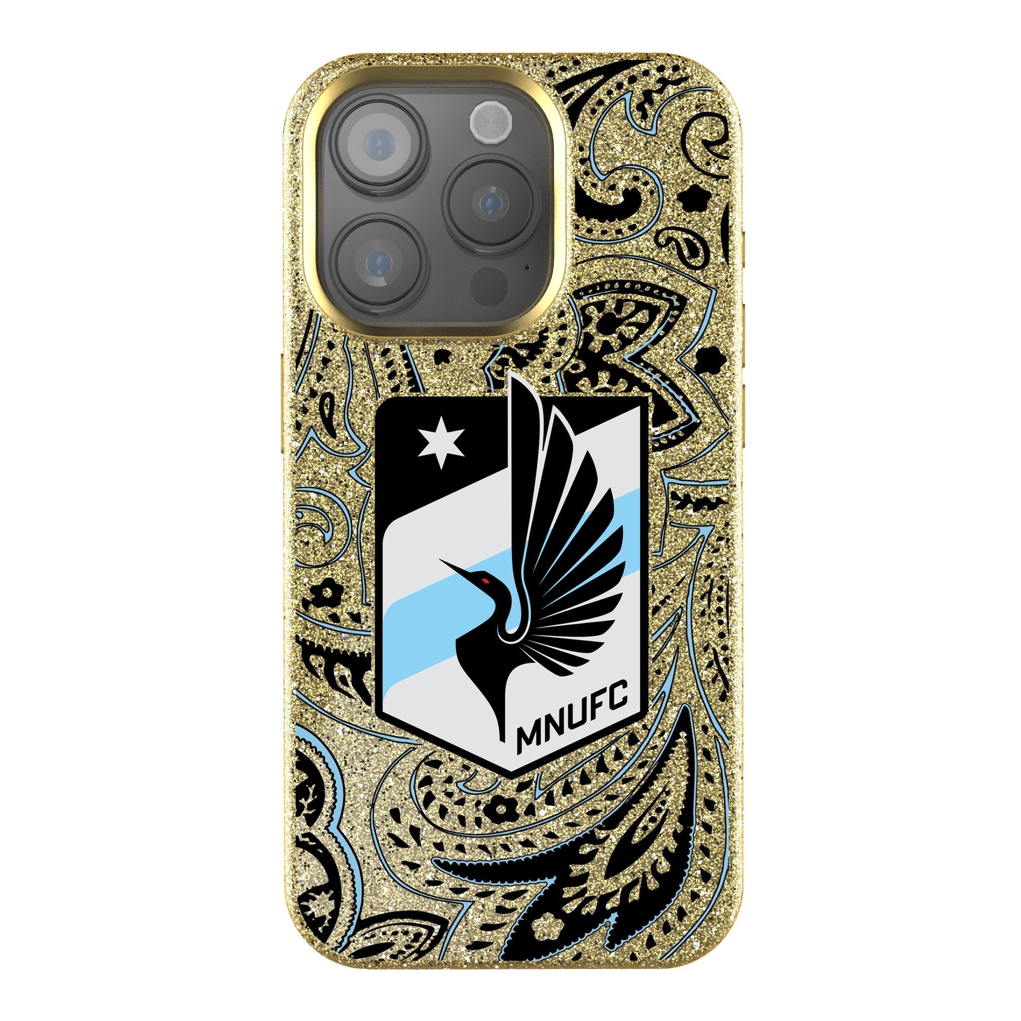 Minnesota United FC   Paisley Bling Phone Case 1