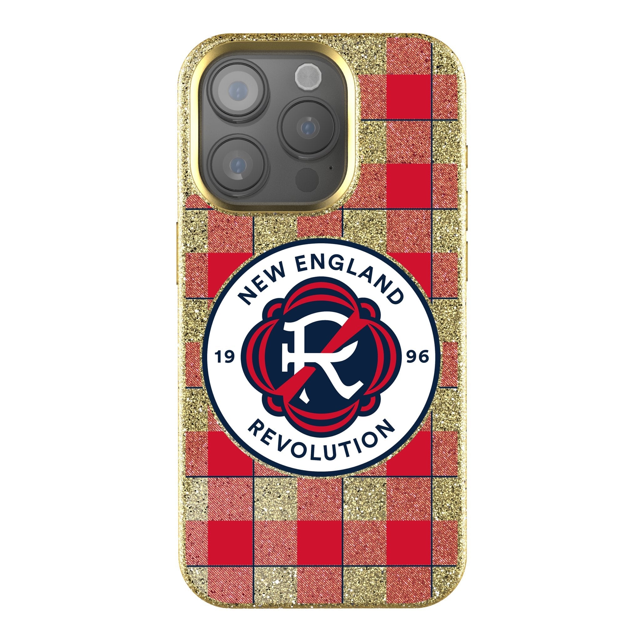 New England Revolution  Plaid Bling Phone Case