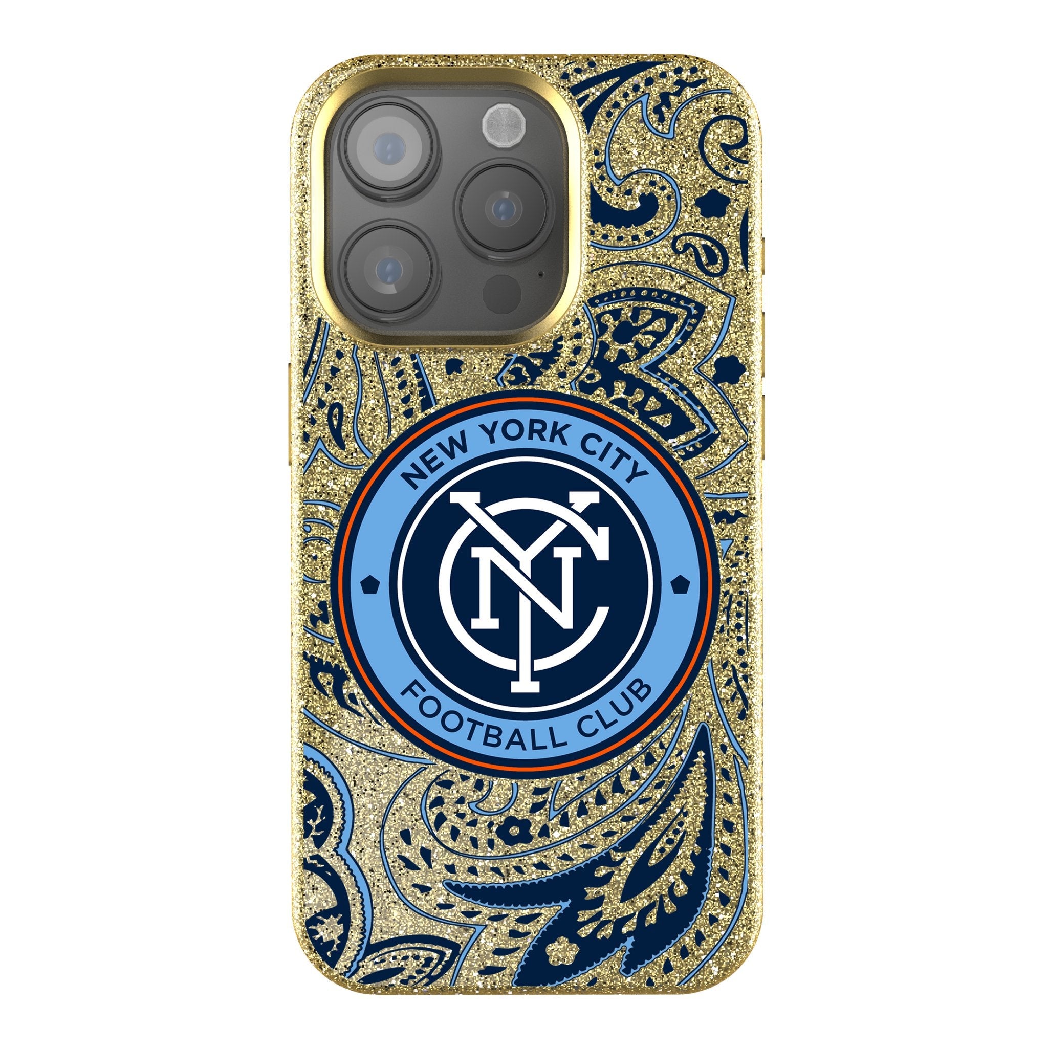New York City FC  Paisley Bling Phone Case