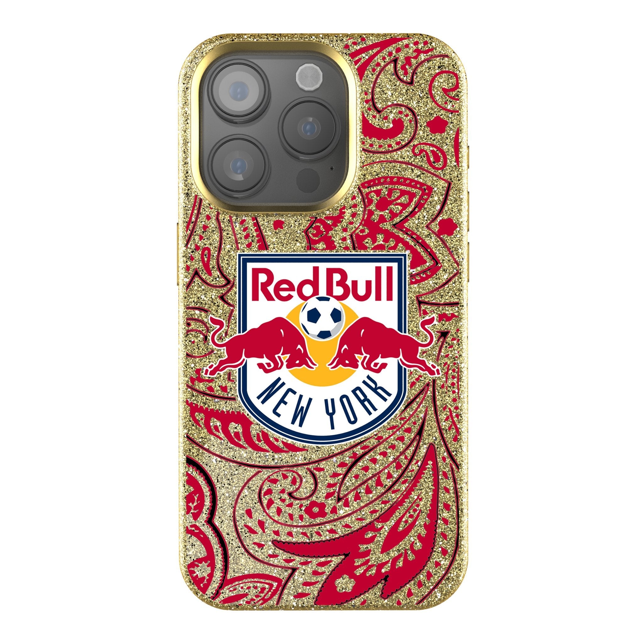 New York Red Bulls  Paisley Bling Phone Case
