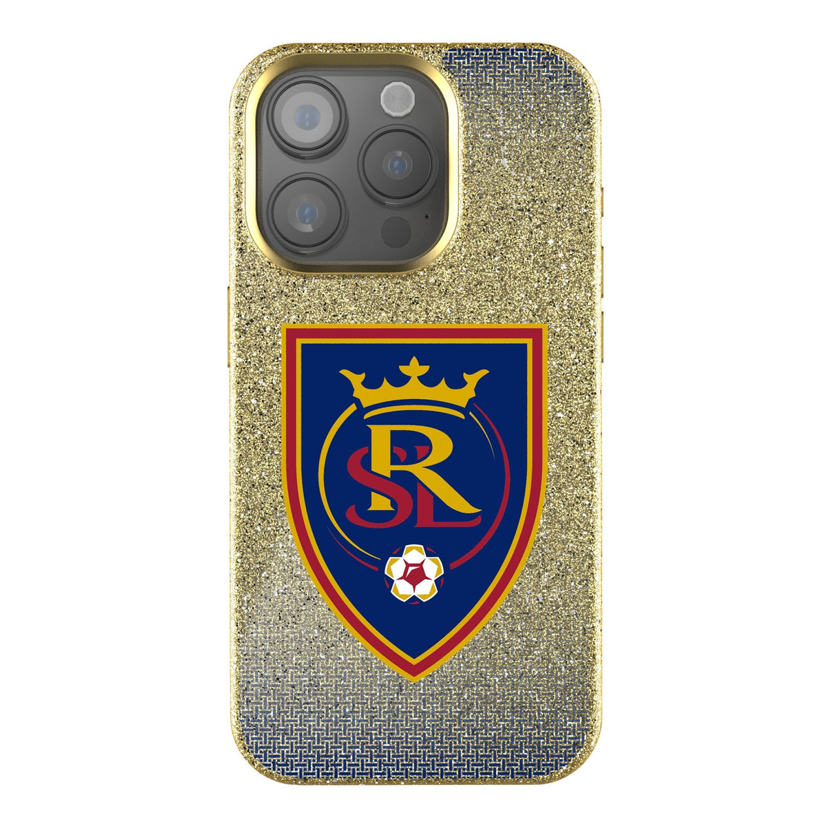 Real Salt Lake Linen Bling Phone Case for Apple iPhone