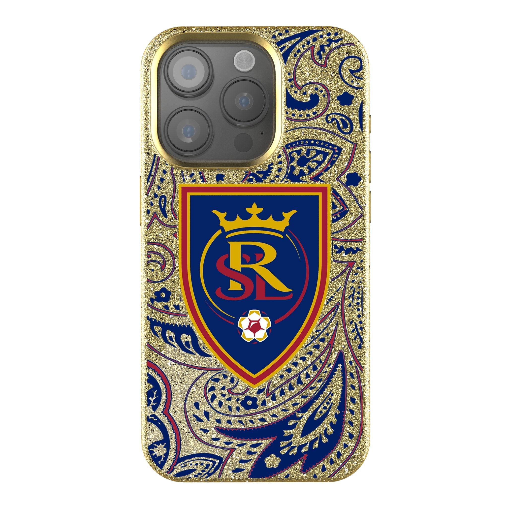 Real Salt Lake   Paisley Bling Phone Case