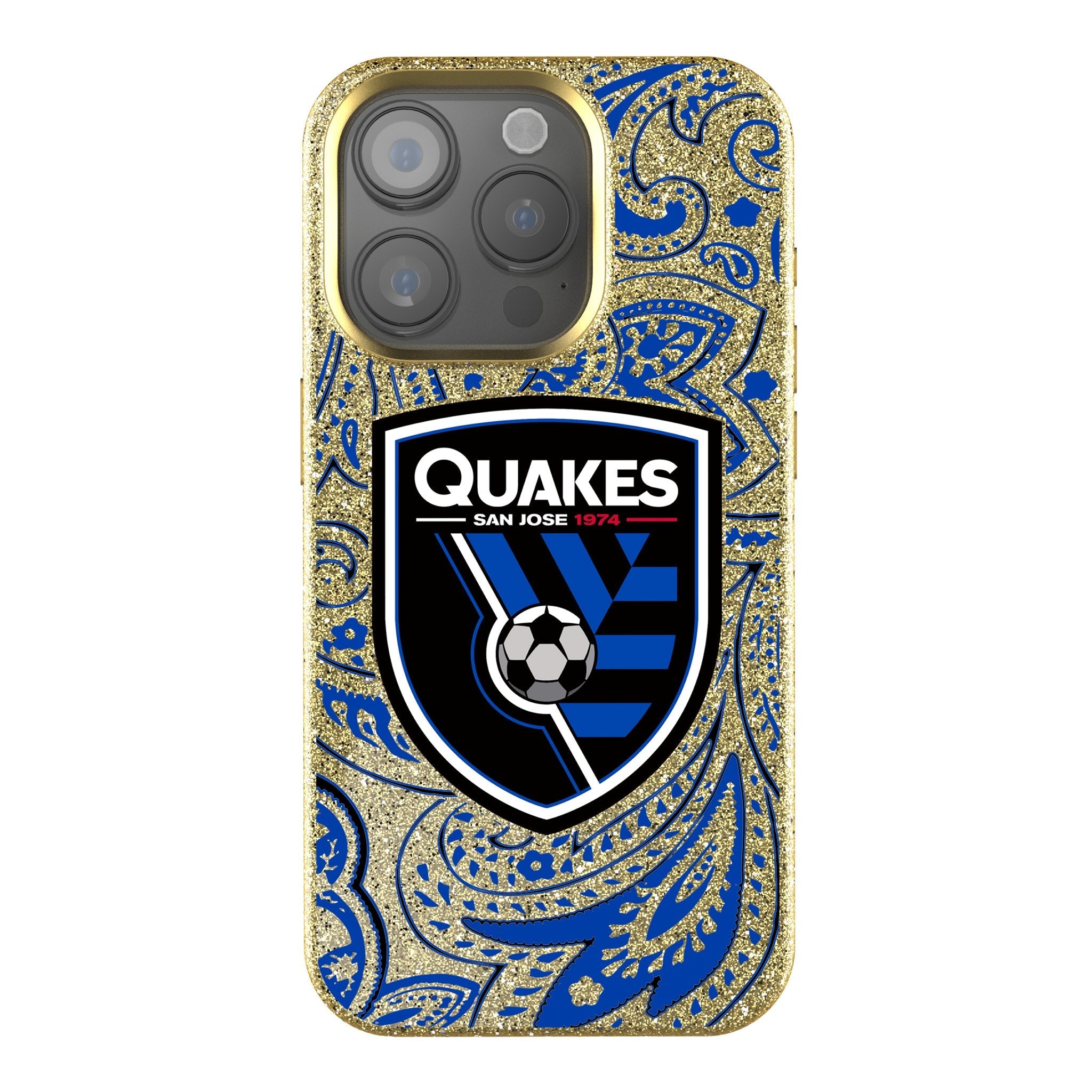 San Jose Earthquakes   Paisley Bling Phone Case