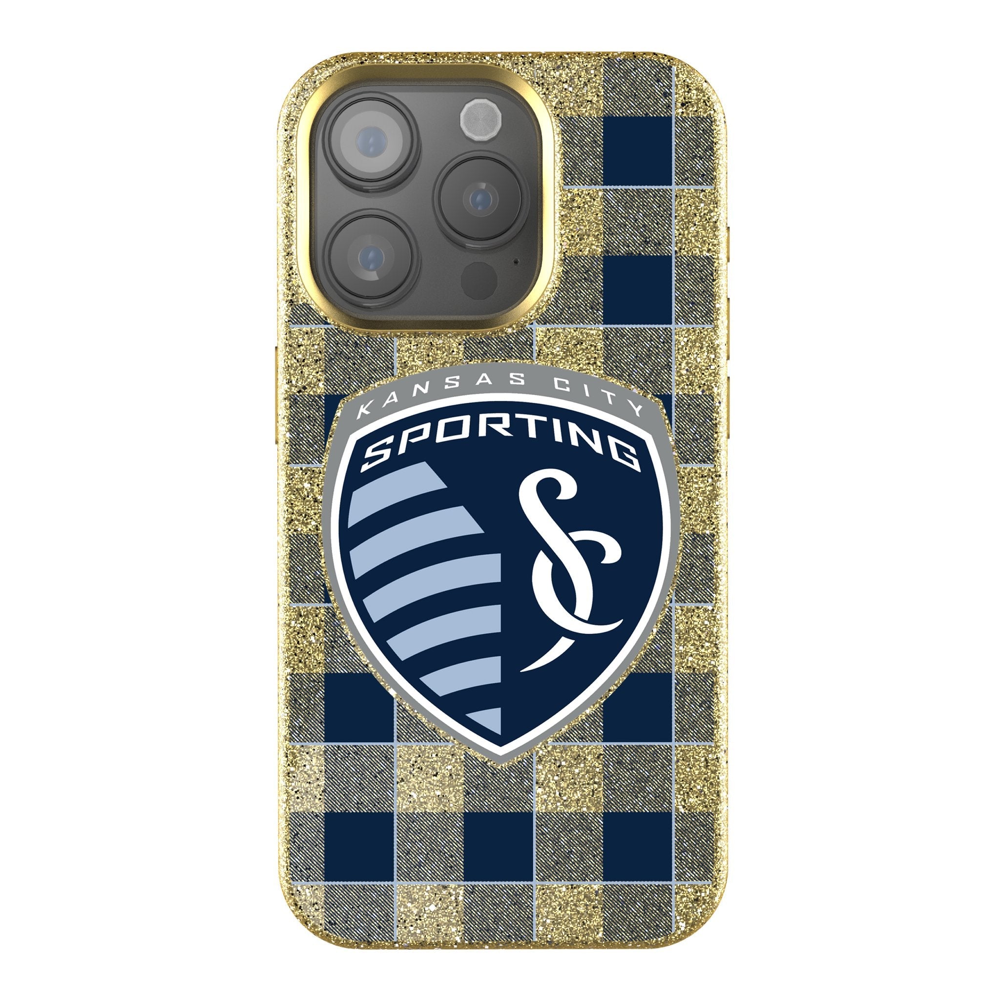 Sporting Kansas City   Plaid Bling Phone Case