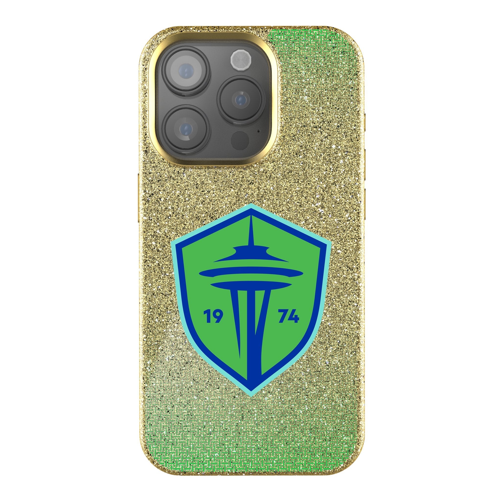 Seattle Sounders FC Linen Bling Phone Case for Apple iPhone