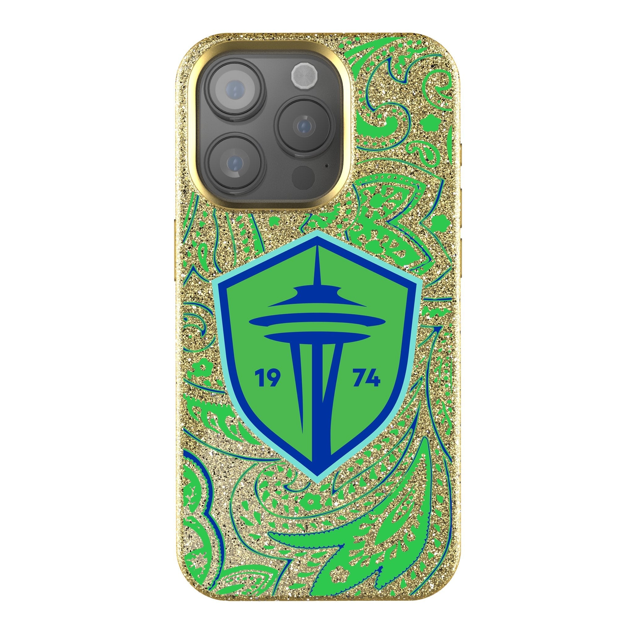 Seattle Sounders FC   Paisley Bling Phone Case 1