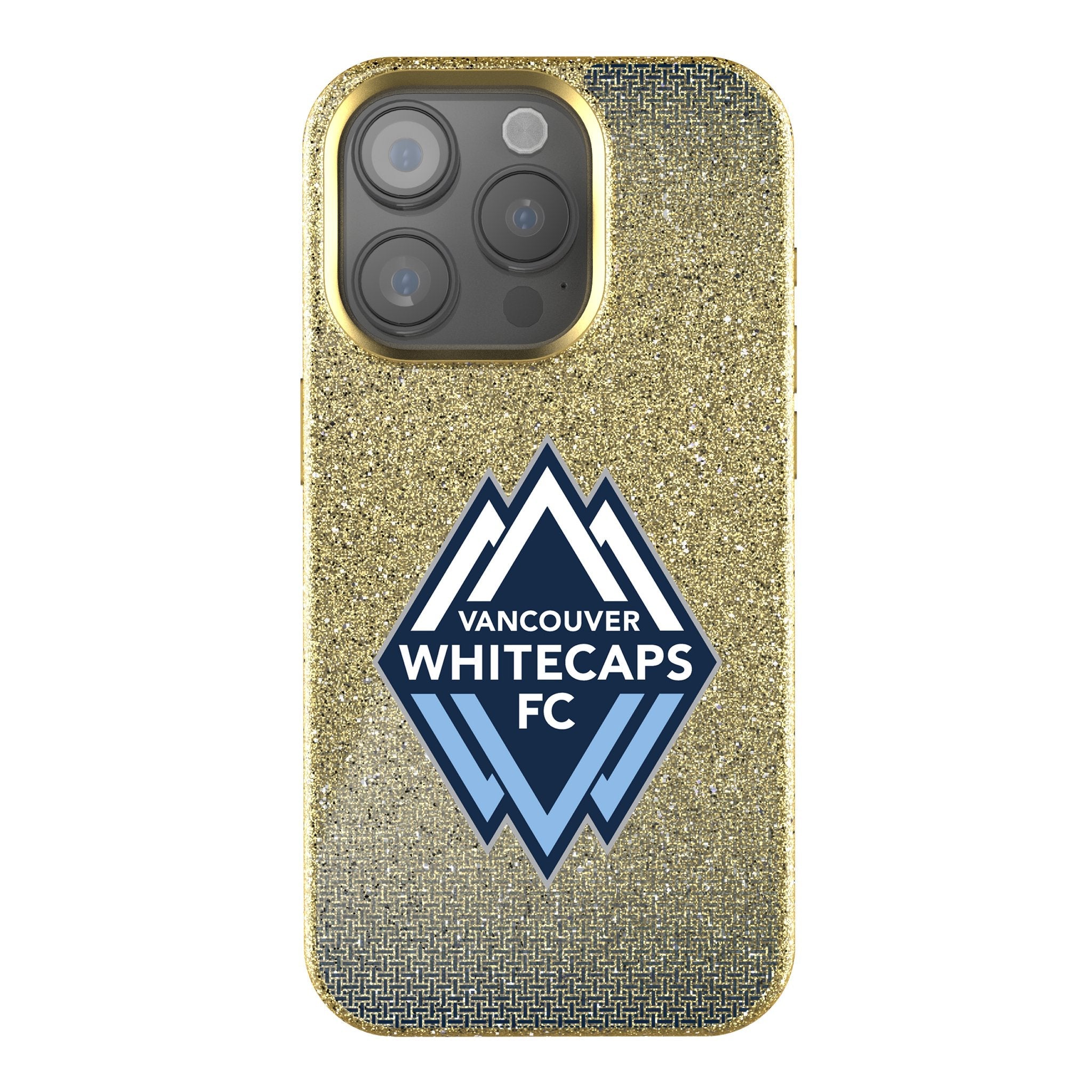 Vancouver Whitecaps Linen Bling Phone Case for Apple iPhone