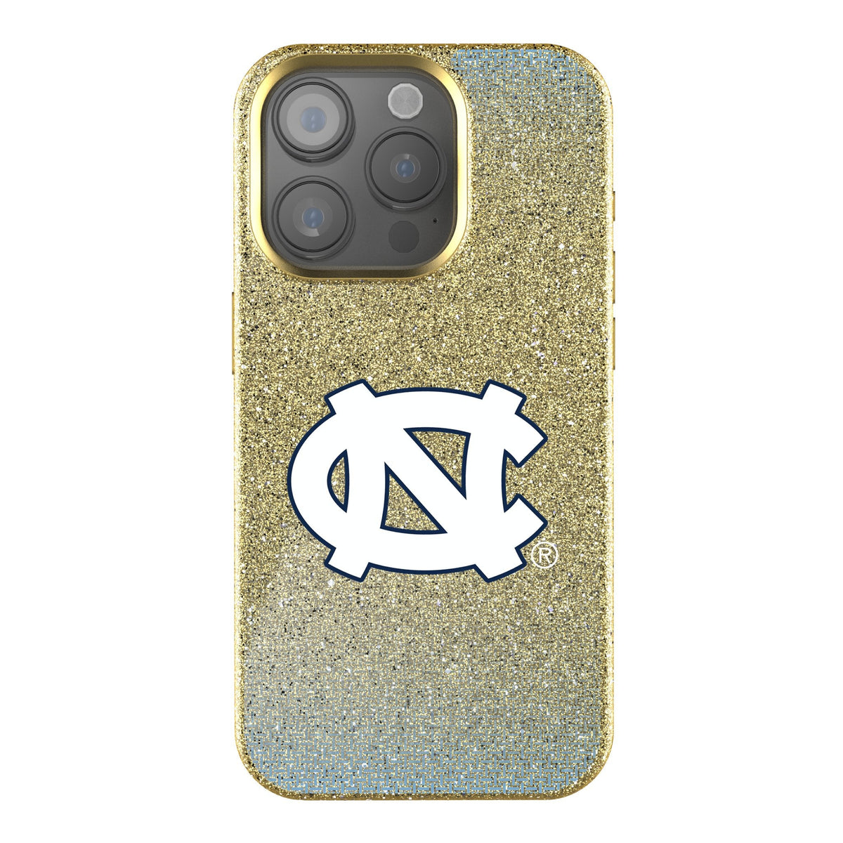 University of North Carolina Tar Heels Linen Bling Phone Case for Apple iPhone 1