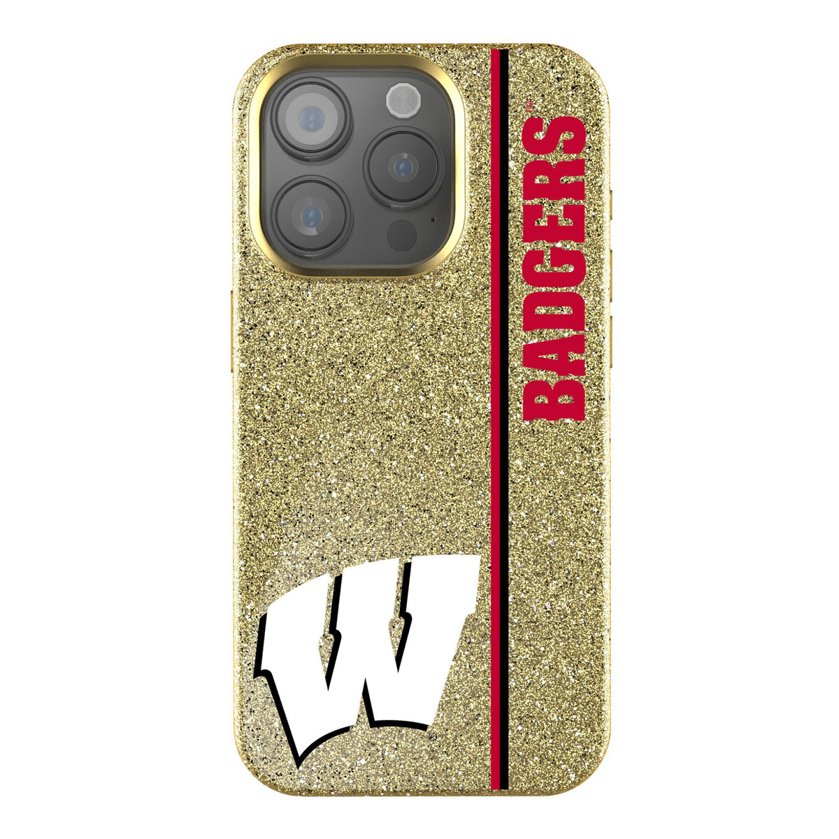 University of Wisconsin Badgers Sidebar Bling Phone Case 1