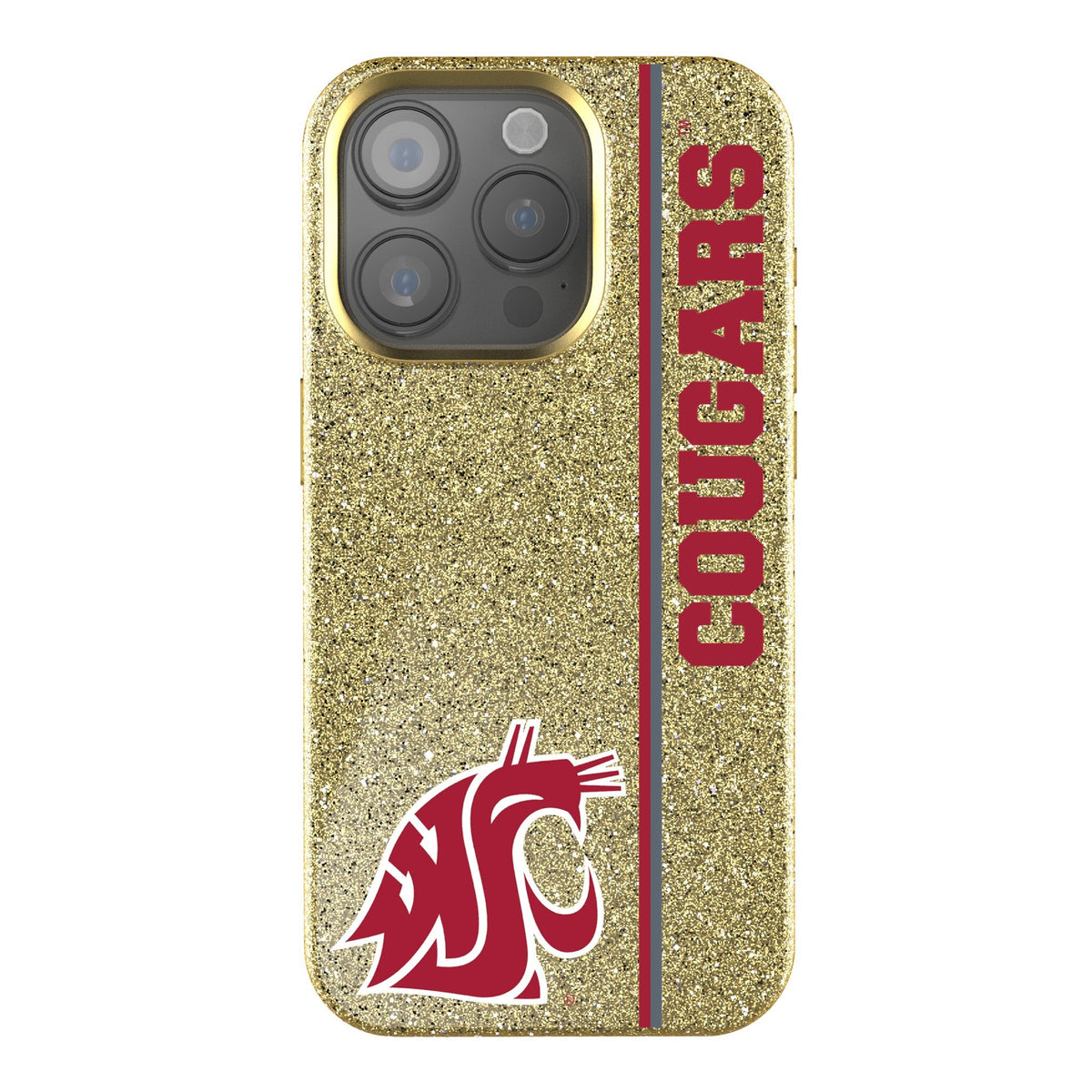 Washington State University Cougars Sidebar Bling Phone Case