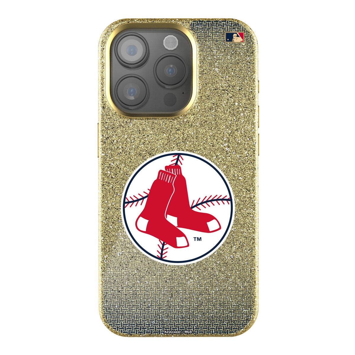 Boston Red Sox 1970-1975 - Cooperstown Collection Linen Bling Phone Case for Apple iPhone 1