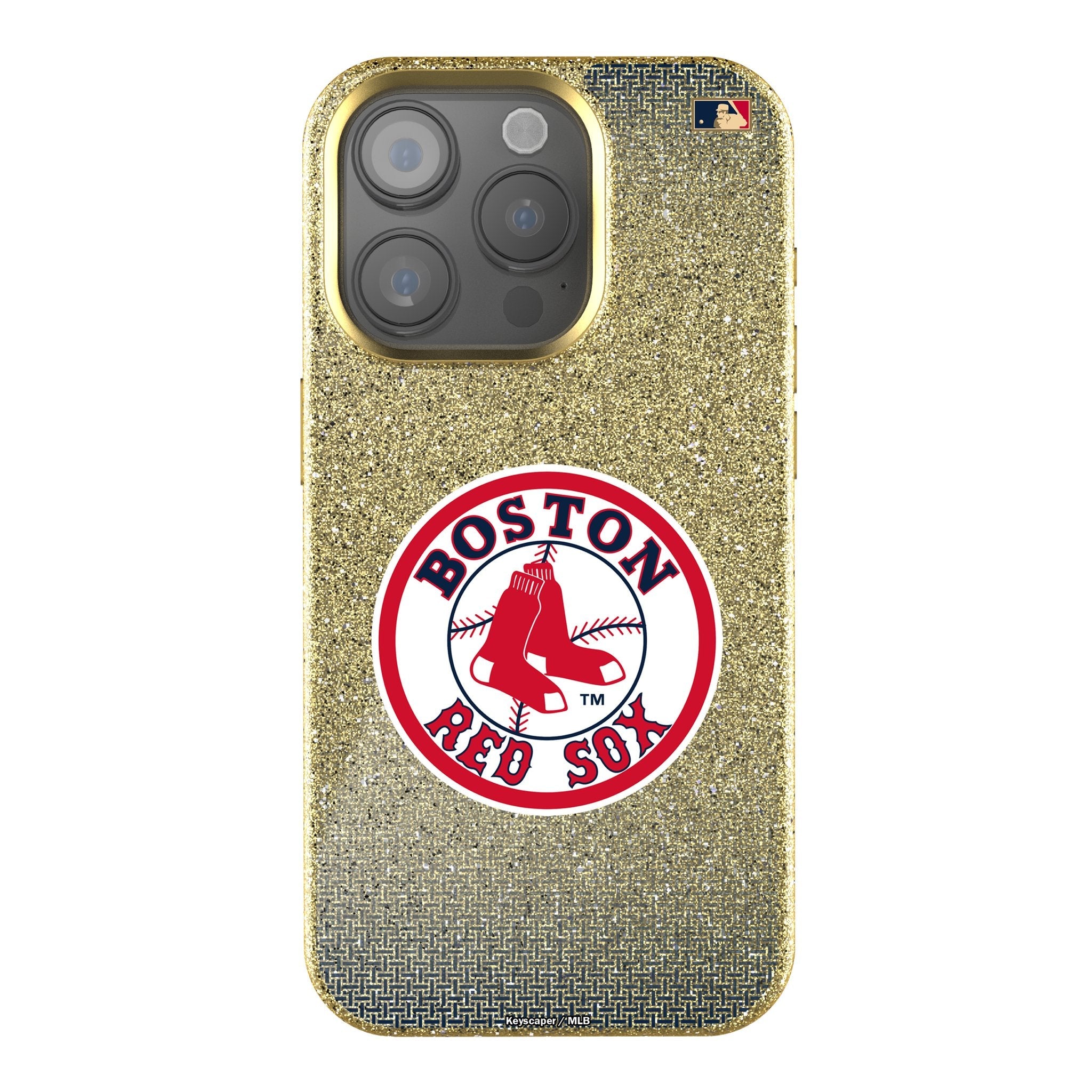 Boston Red Sox 1976-2008 - Cooperstown Collection Linen Bling Phone Case for Apple iPhone 1