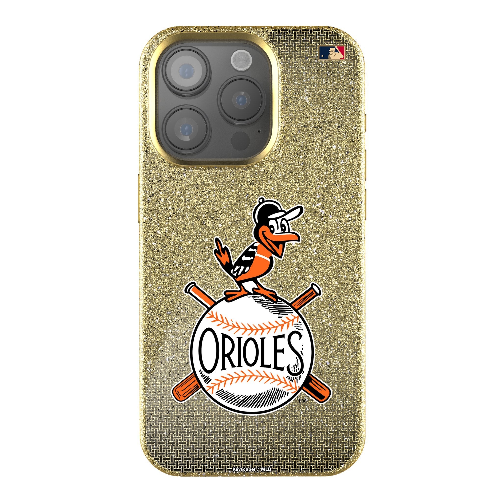 Baltimore Orioles 1954-1963 - Cooperstown Collection Linen Bling Phone Case for Apple iPhone 1