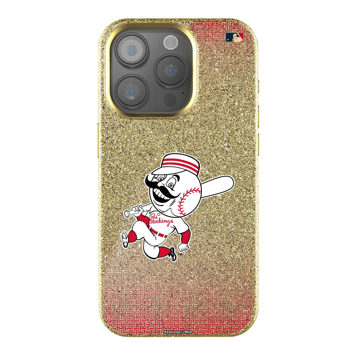 Cincinnati Reds 1953-1967 - Cooperstown Collection Linen Bling Phone Case for Apple iPhone 1