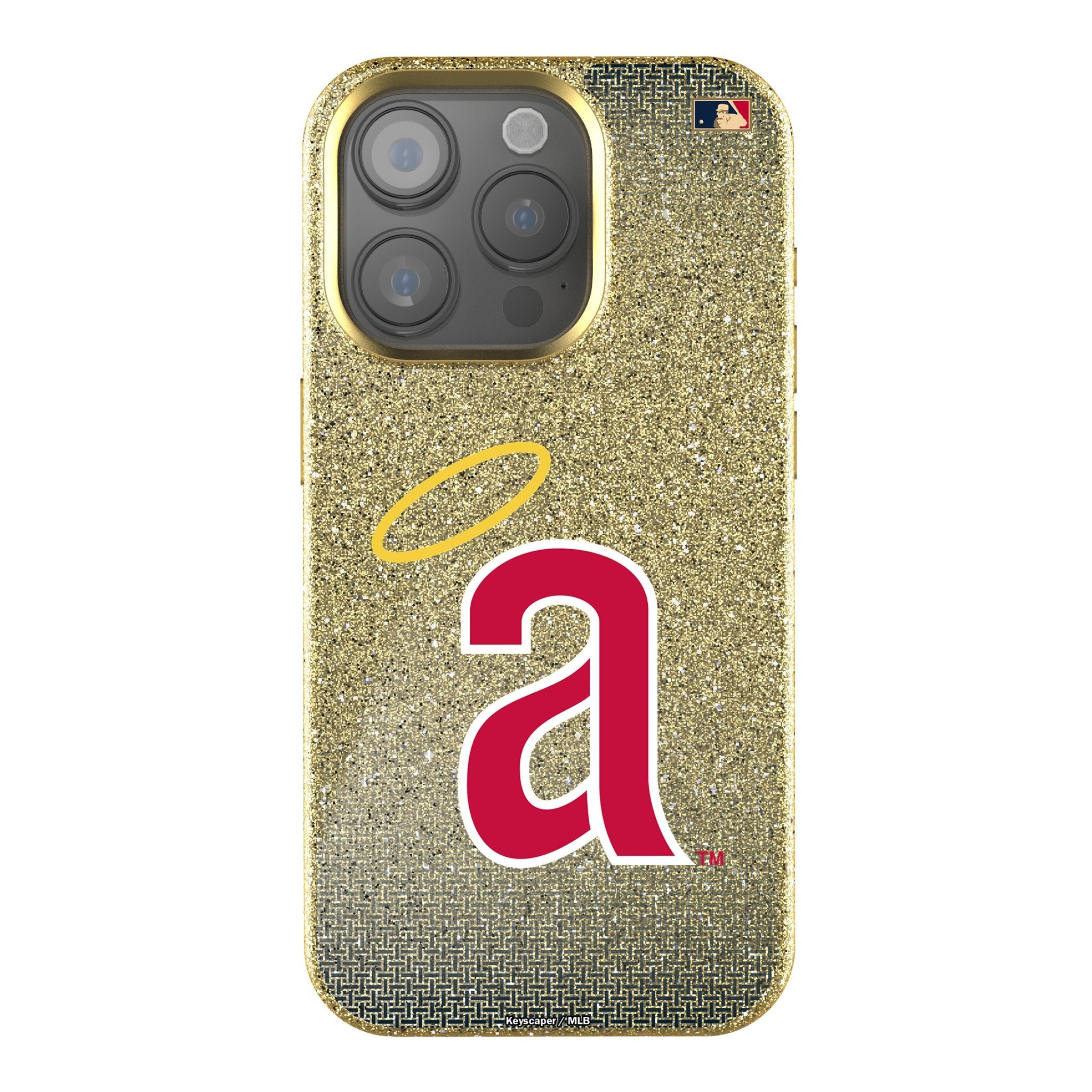 LA Angels 1971 - Cooperstown Collection Linen Bling Phone Case for Apple iPhone 1