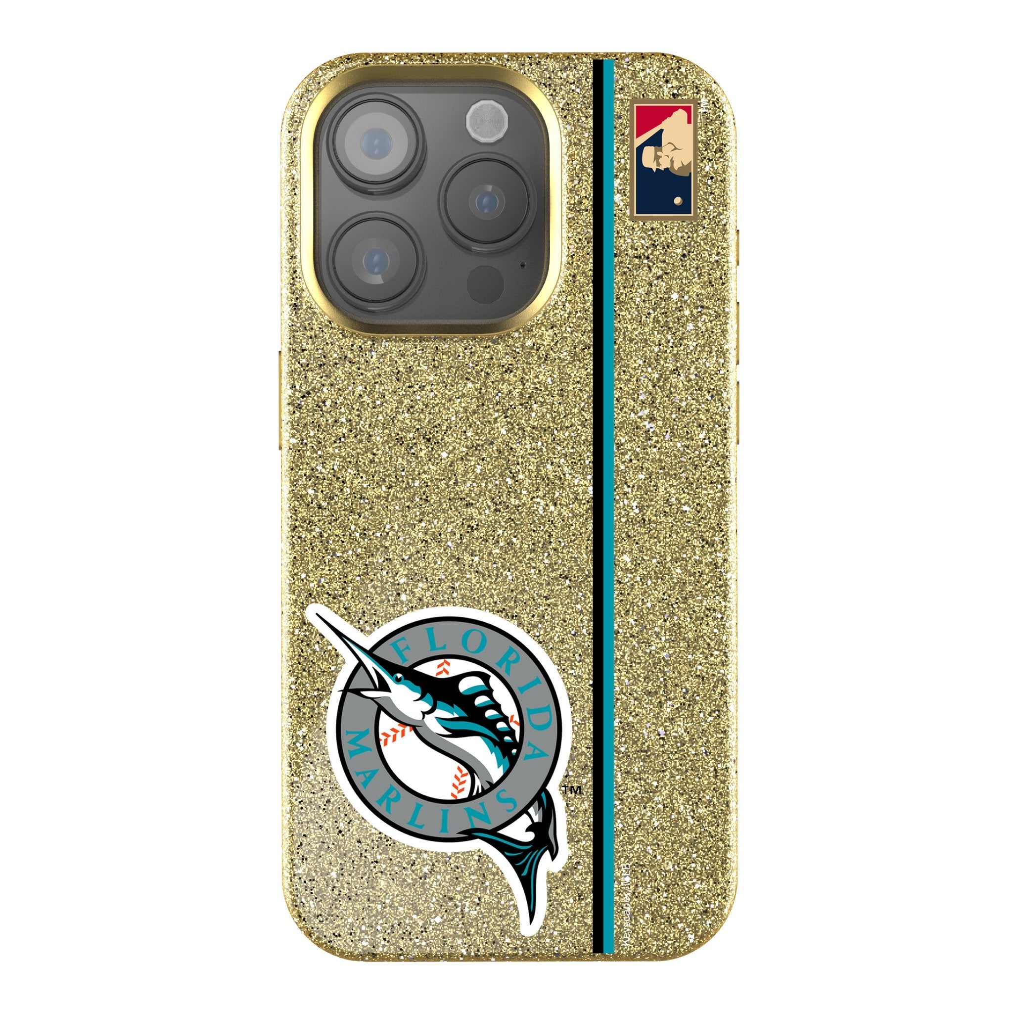 Miami Marlins 1993-2011 - Cooperstown Collection Sidebar Bling Phone Case 1
