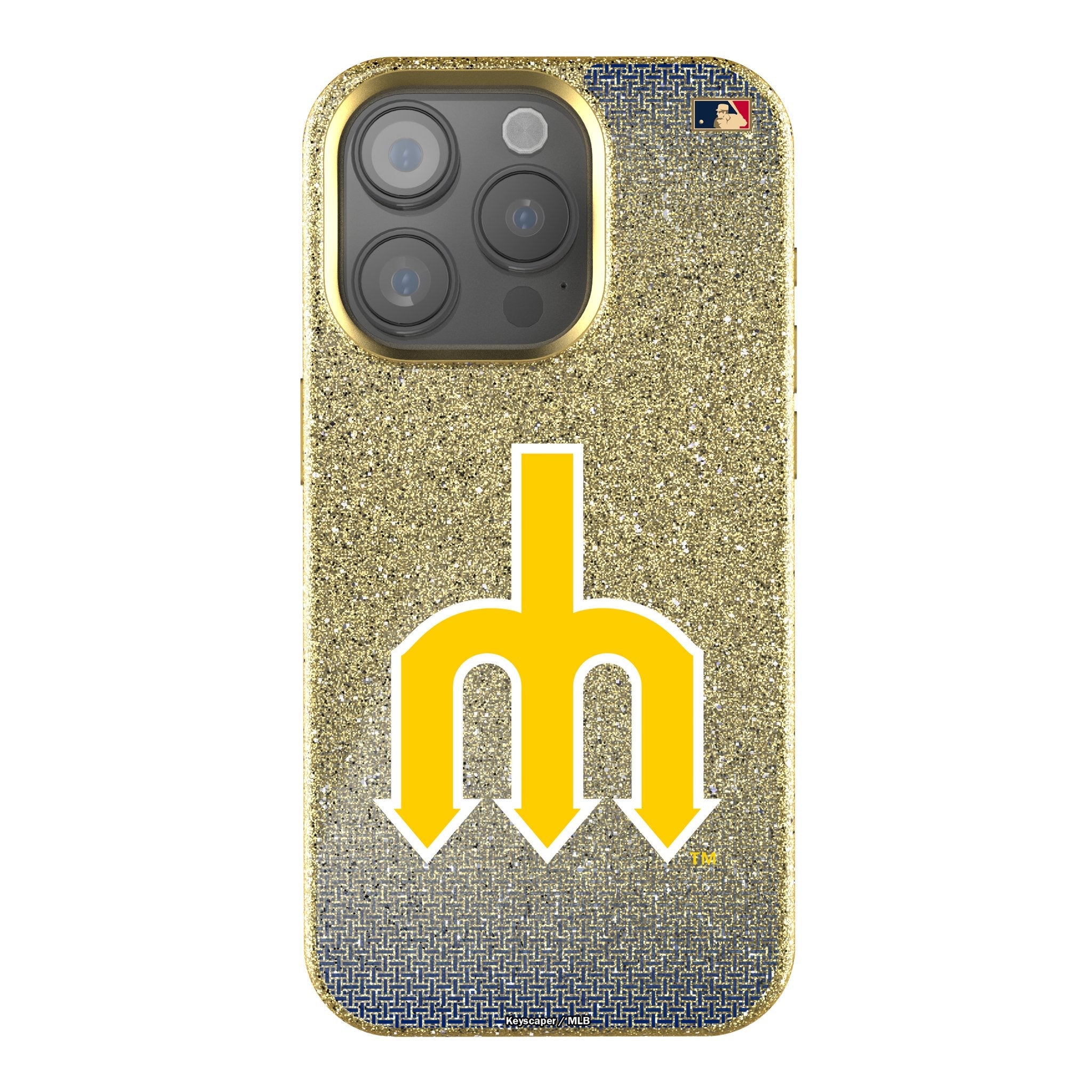 Seattle Mariners 1977-1980 - Cooperstown Collection Linen Bling Phone Case for Apple iPhone 1