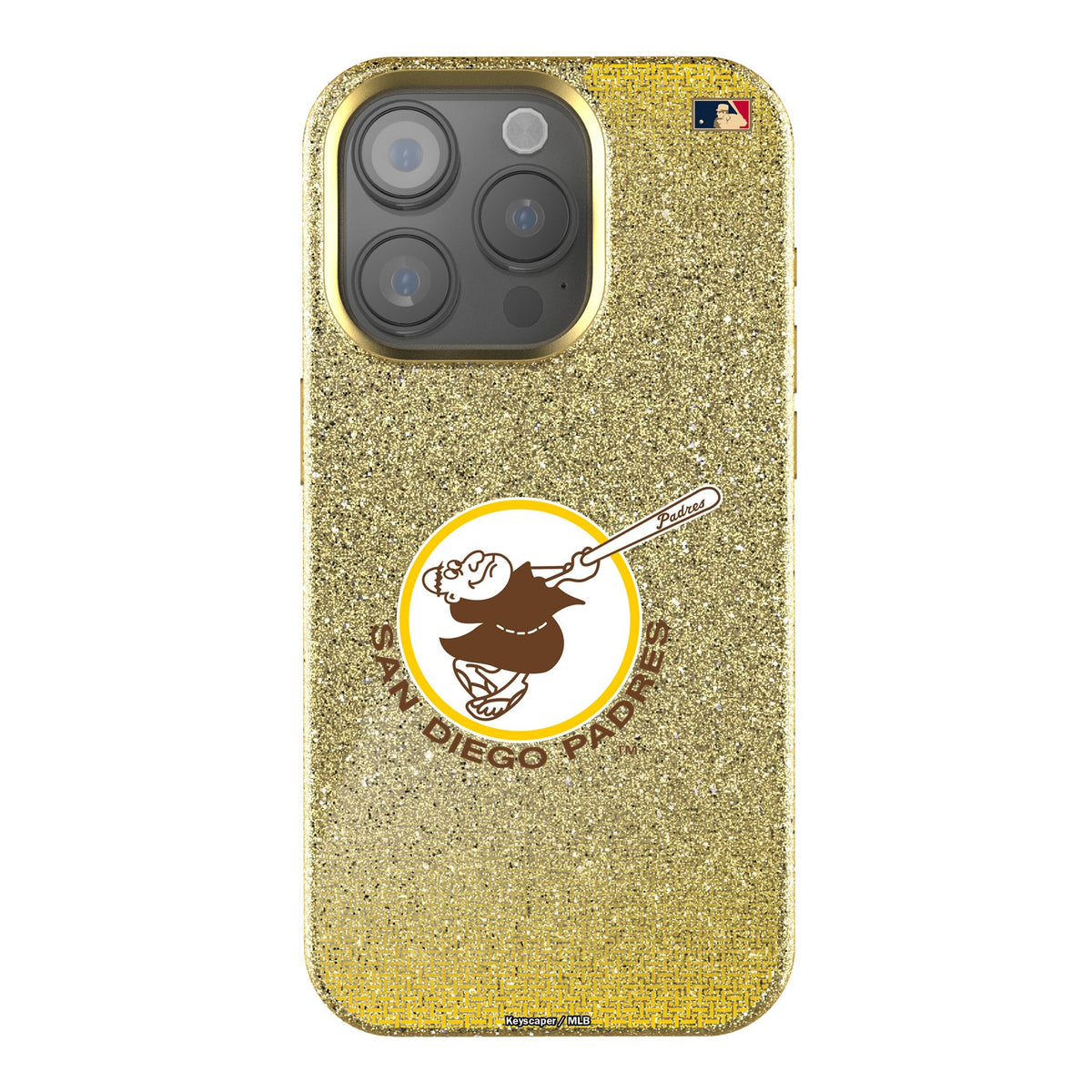 San Diego Padres 1969-1984 - Cooperstown Collection Linen Bling Phone Case for Apple iPhone