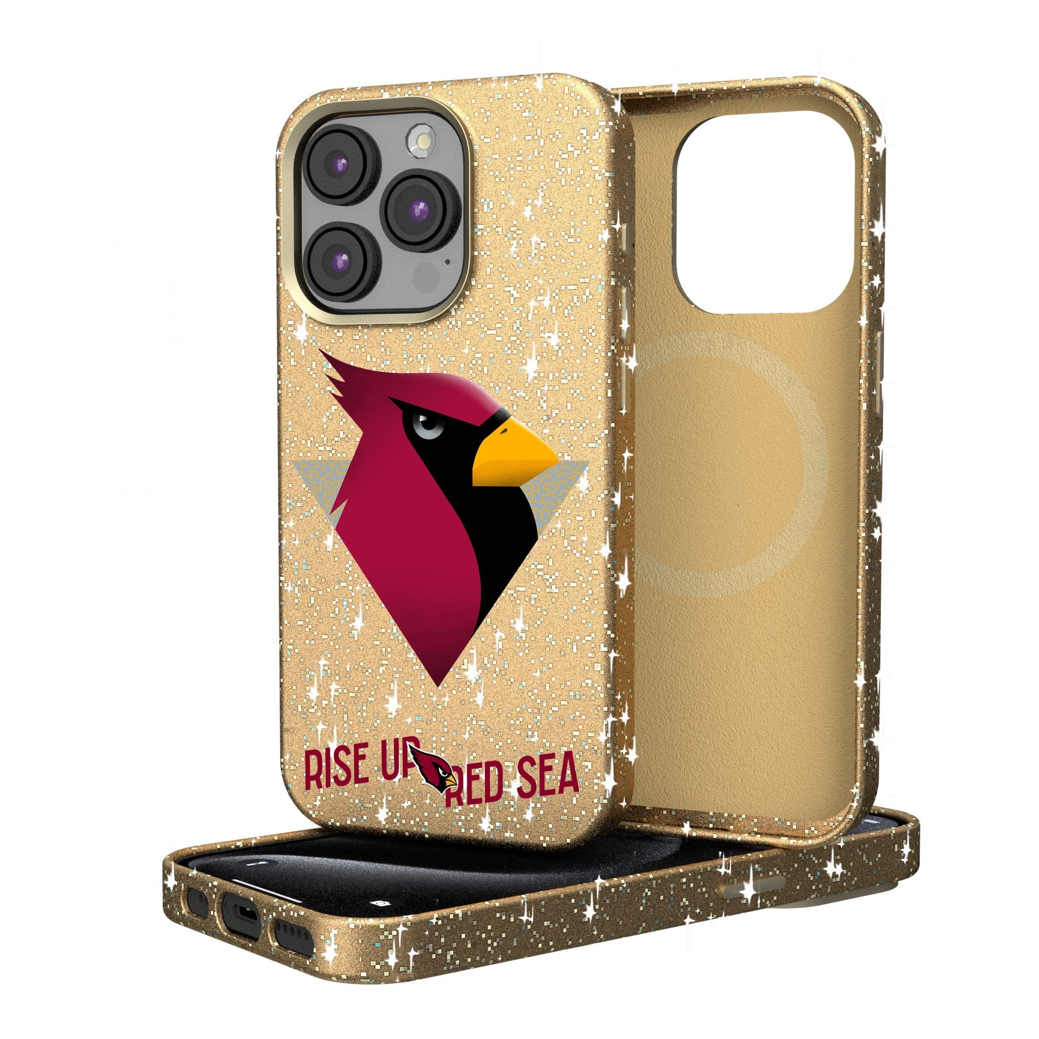 Arizona Cardinals 2024 Illustrated Limited Edition Bling Phone Case