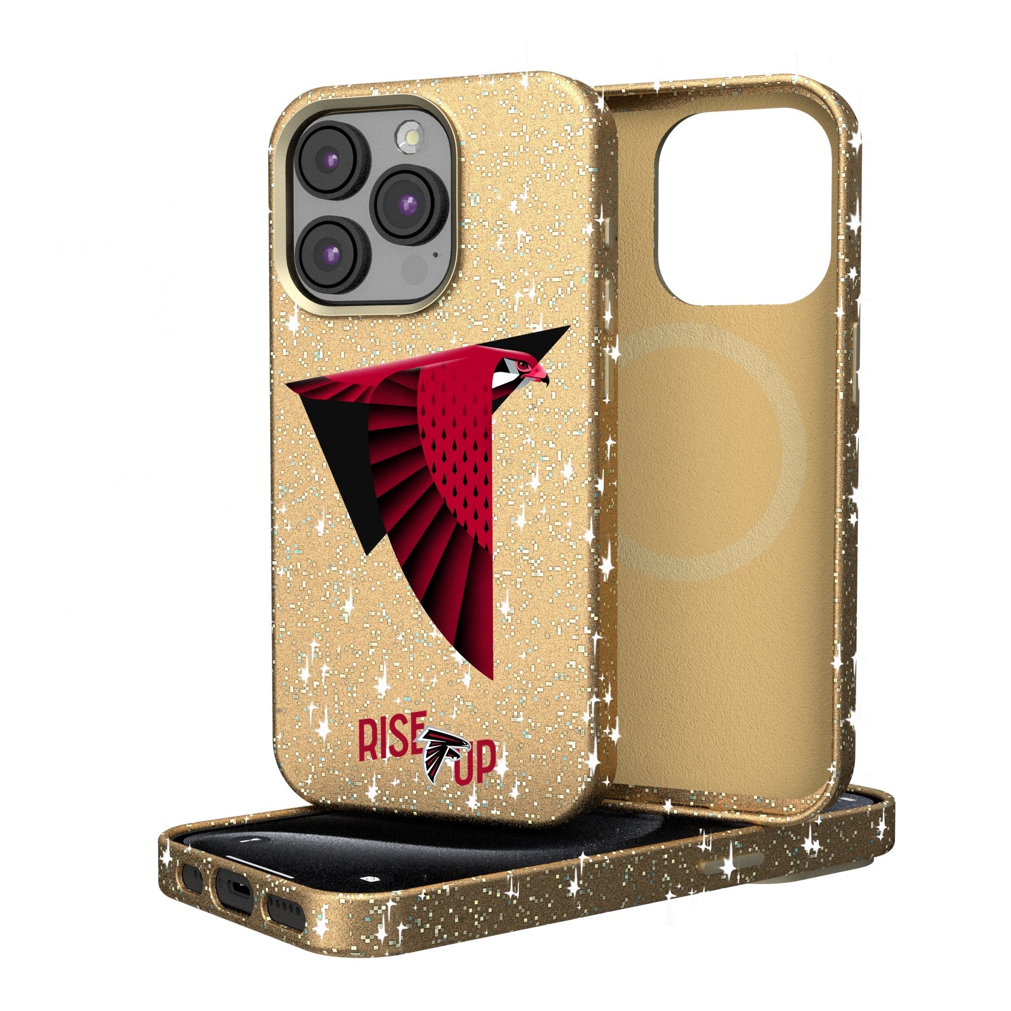 Atlanta Falcons 2024 Illustrated Limited Edition Bling Phone Case 1
