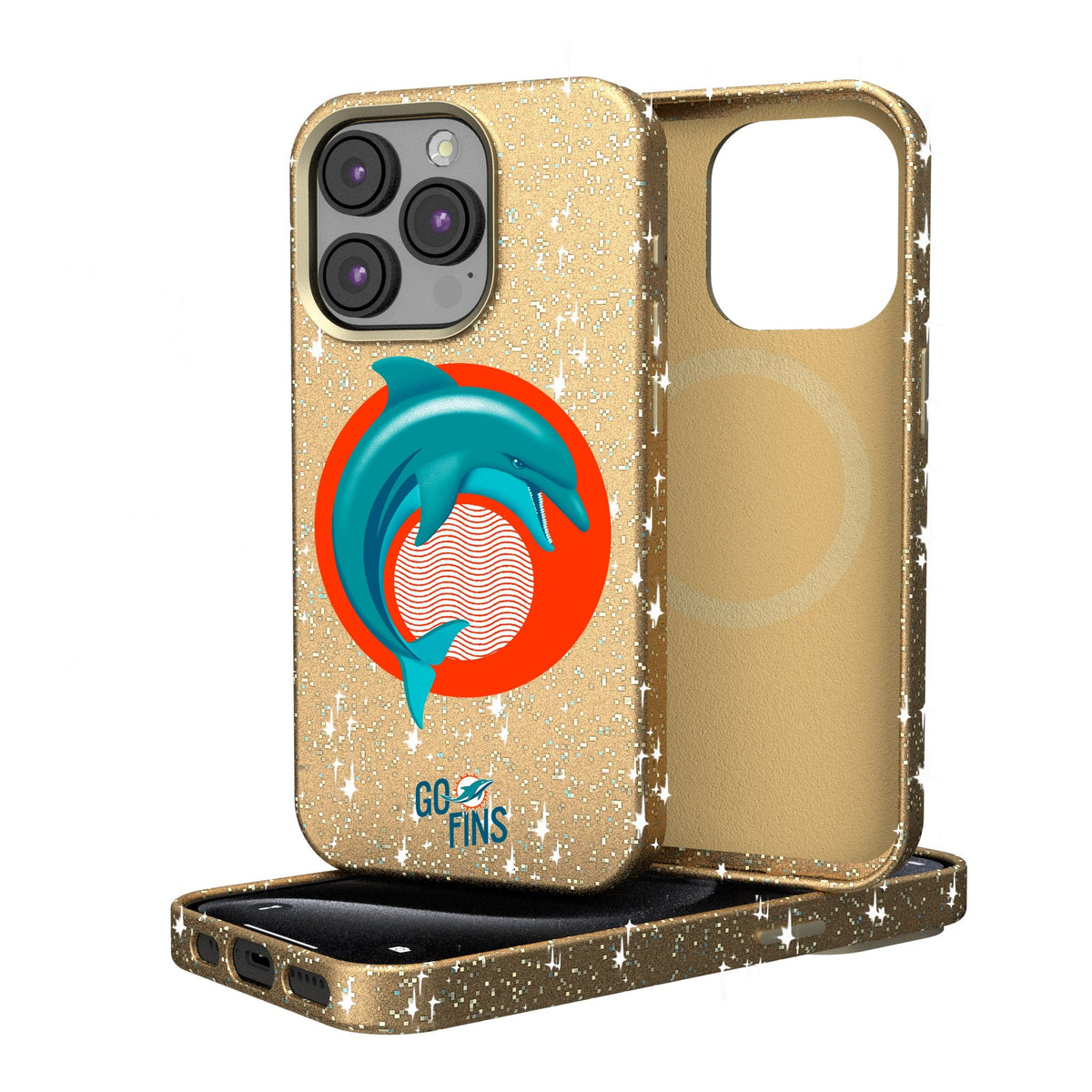 Miami Dolphins 2024 Illustrated Limited Edition Bling Phone Case 1